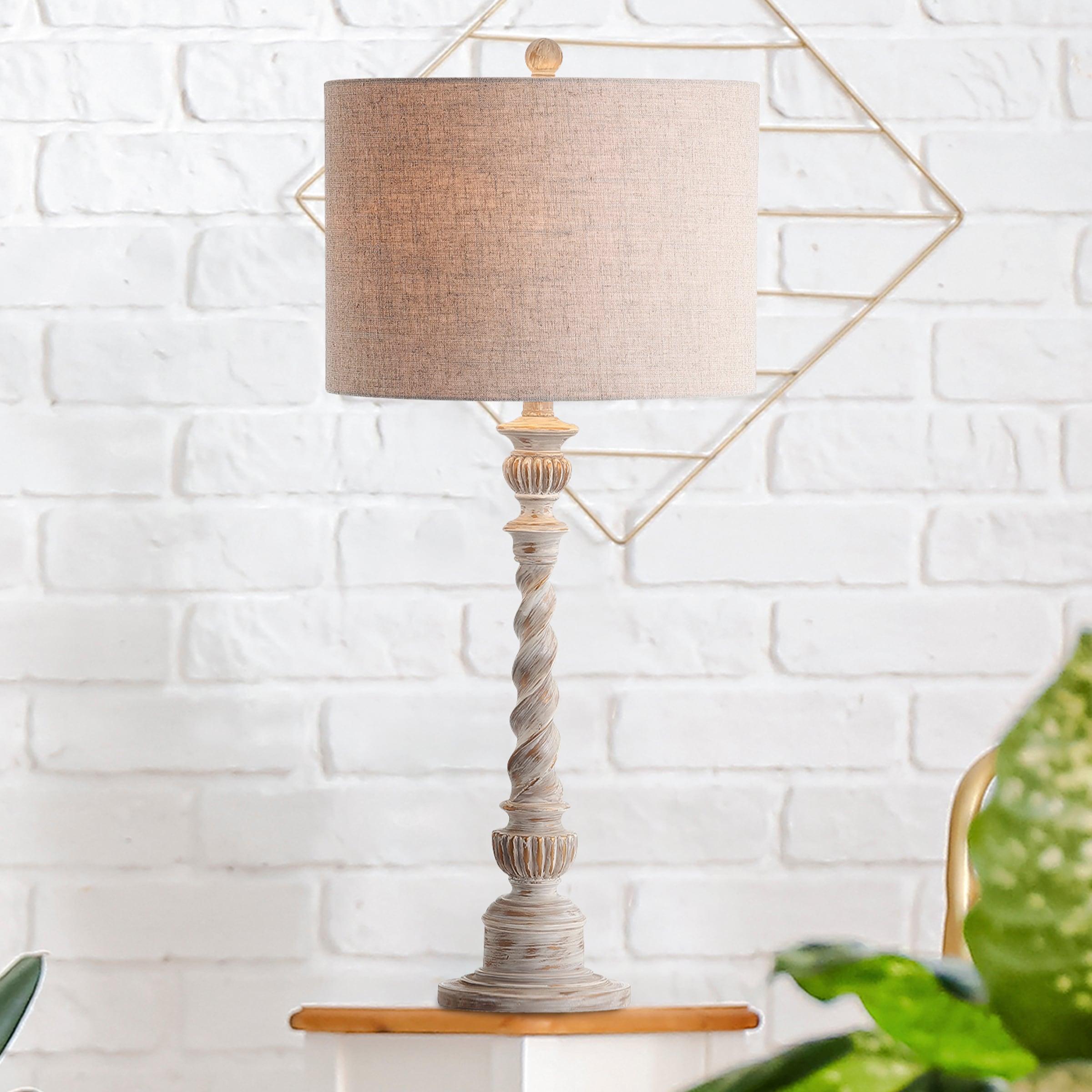 Jonathan Y Lighting Jyl3031 Regent 1 Light 33" Tall Led Buffet Table Lamp - White