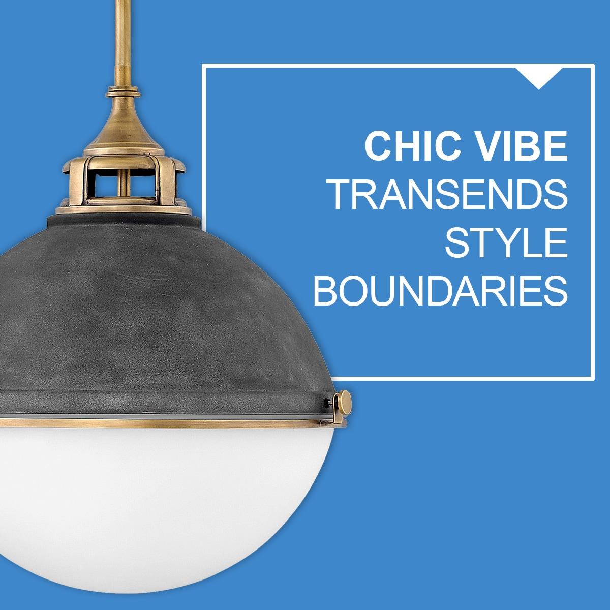 2 Light Small Pendant In Traditional-Industrial Style 13.5 Inches Wide By 14.5 Inches High-Aged Zinc Finish Hinkley Lighting 4834Dz