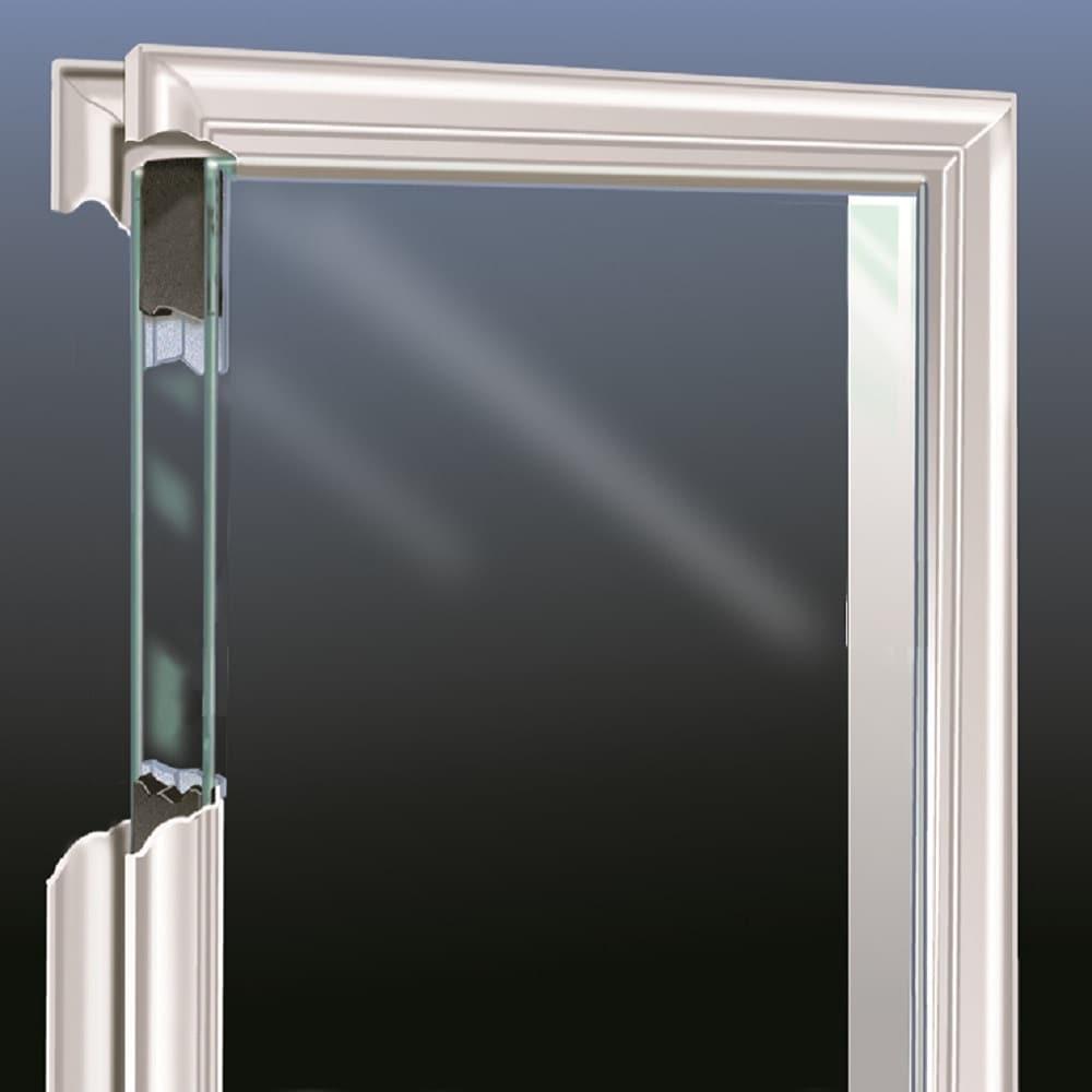 MMI DOOR Clear Glass 36'' x 80'' Paneled Fiberglass Front Entry Doors