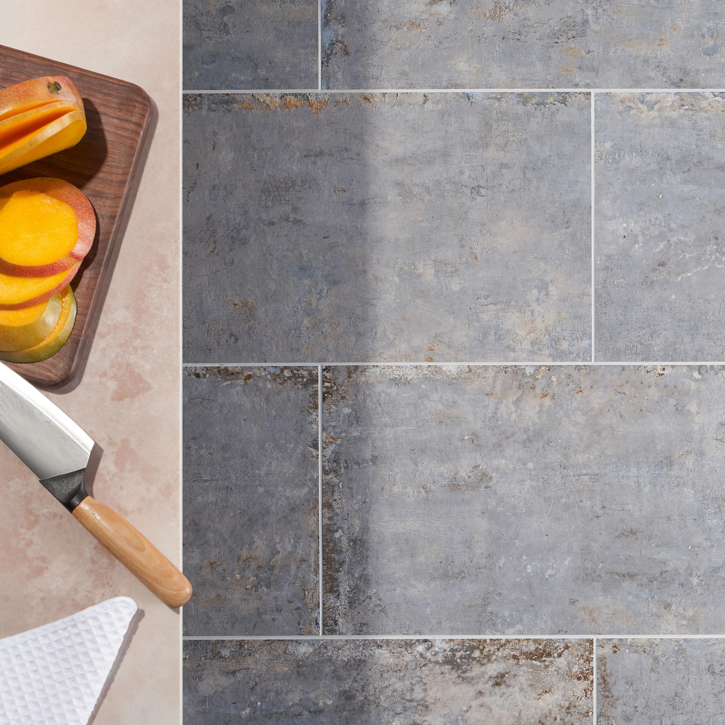 Mantis 11.81 in. x 23.62 in. Matte Porcelain Concrete Look Floor and Wall Tile (13.55 Sq. Ft./Case)