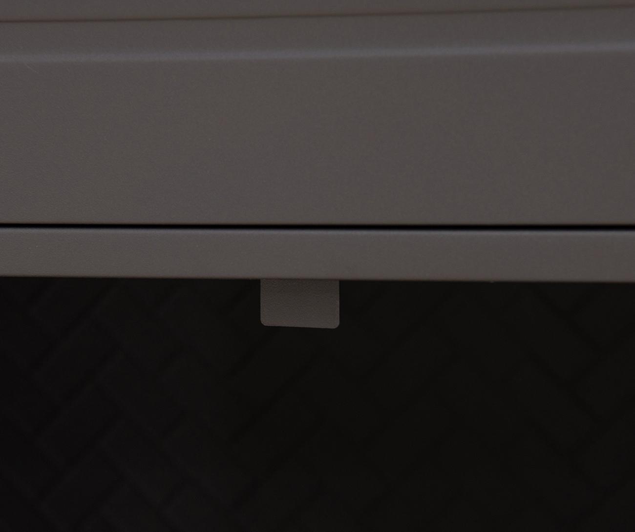 Matte Black Steel Wood-Burning Outdoor Fireplace with Chimney