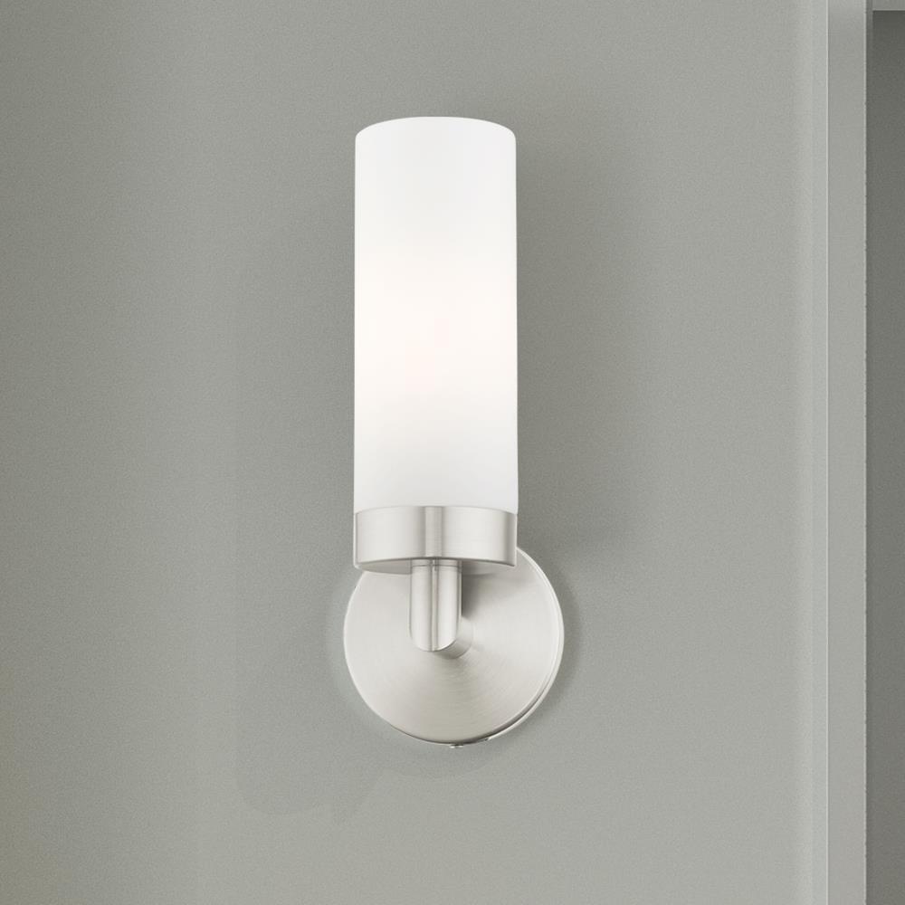 Livex Lighting Aero 1 - Light Sconce in  Brushed Nickel