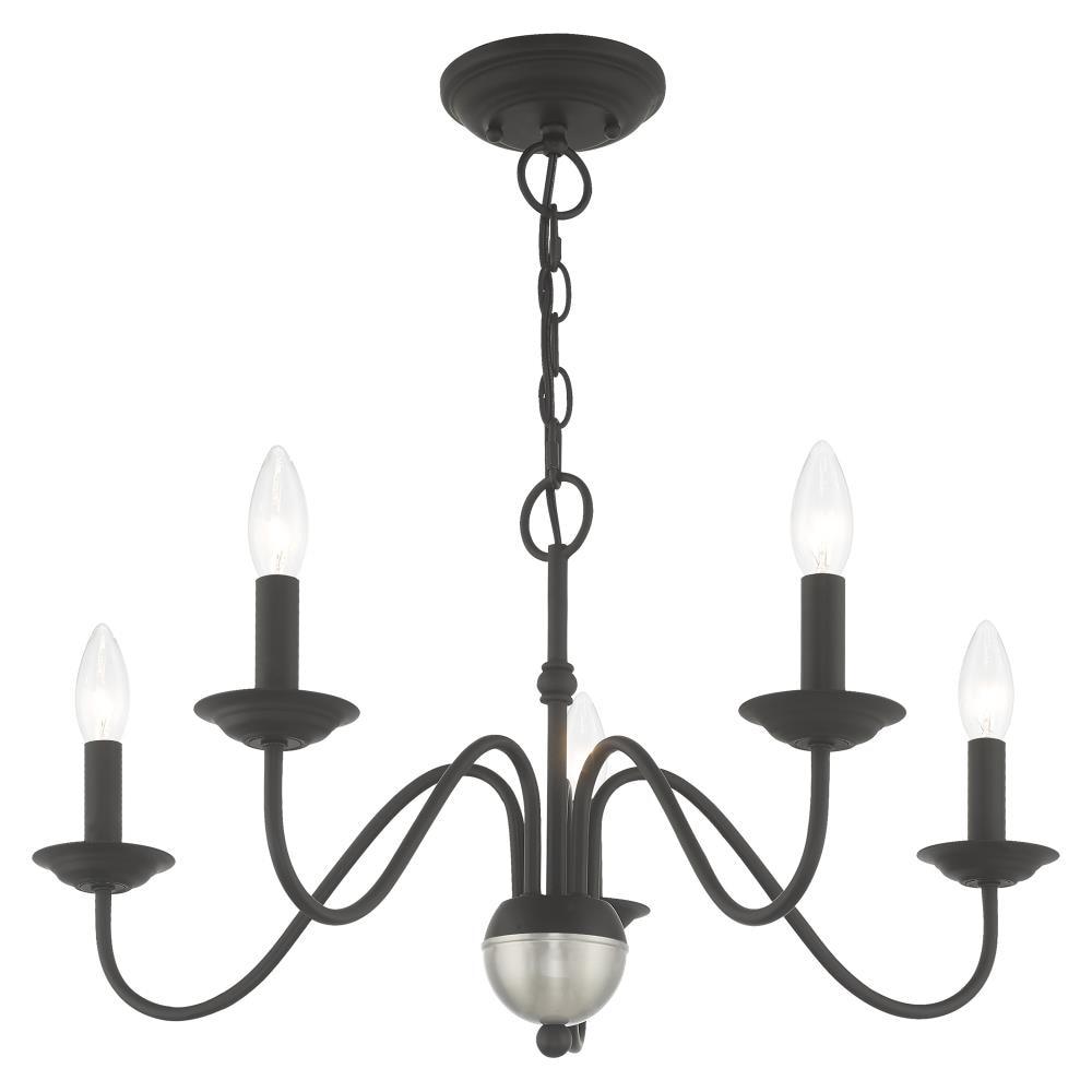 Livex Lighting Windsor 5 - Light Chandelier in  Black