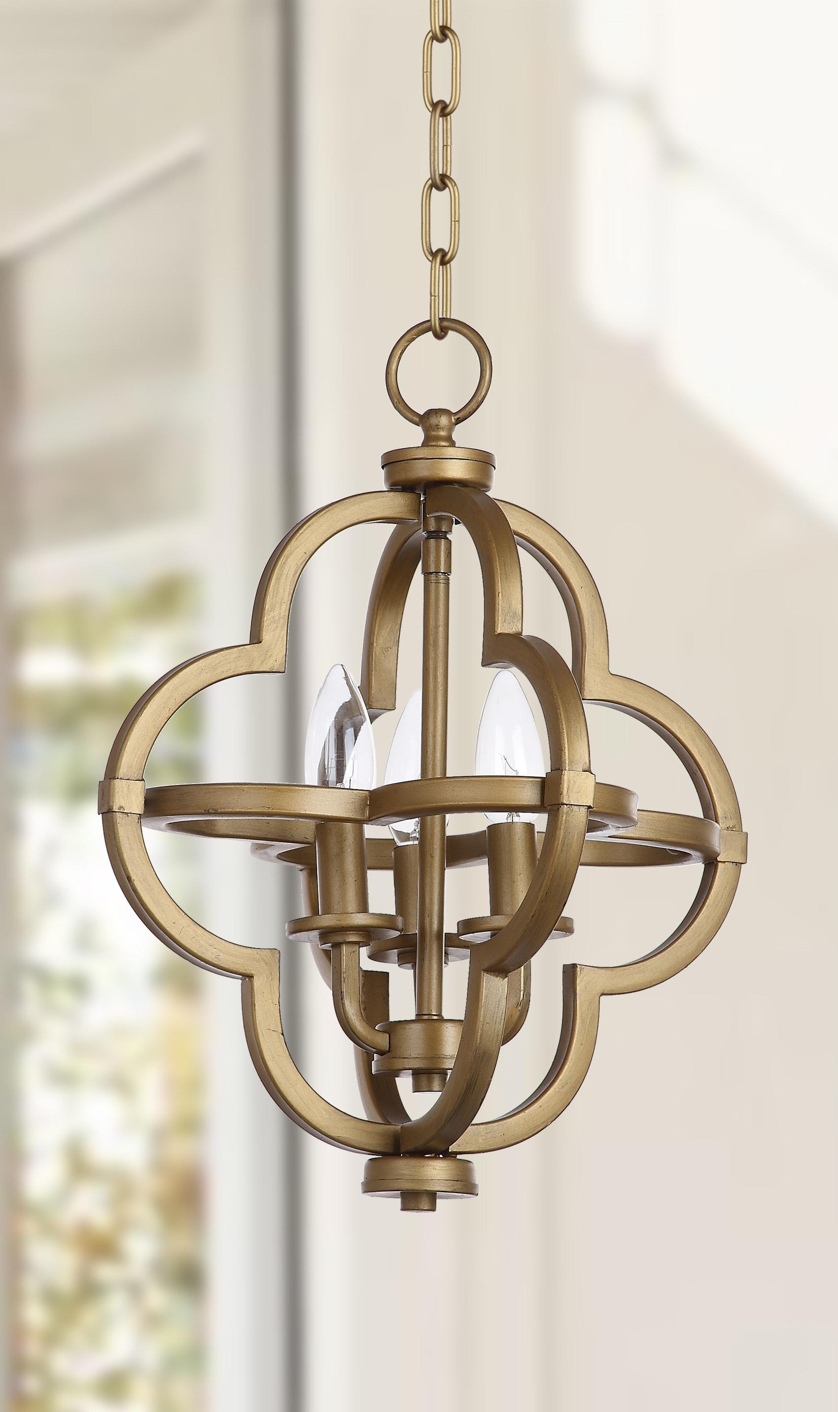 Mila Orb Pendant - LIT4372 - Brass - Safavieh