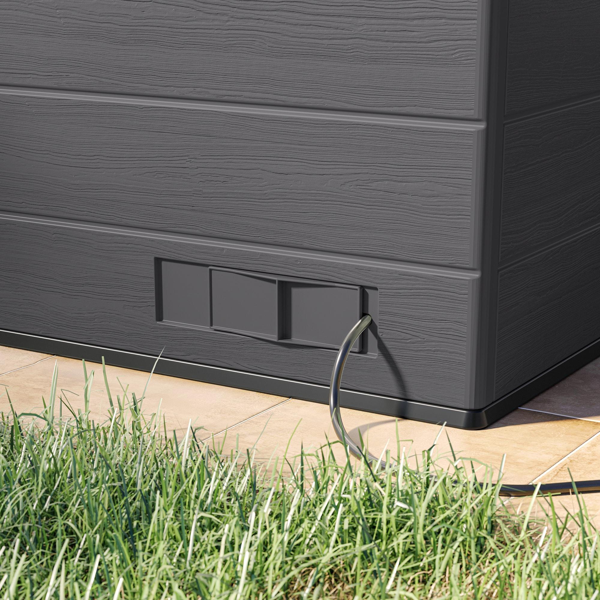 Suncast 8 ft. x 7 ft. Cabana Entertainment Shed