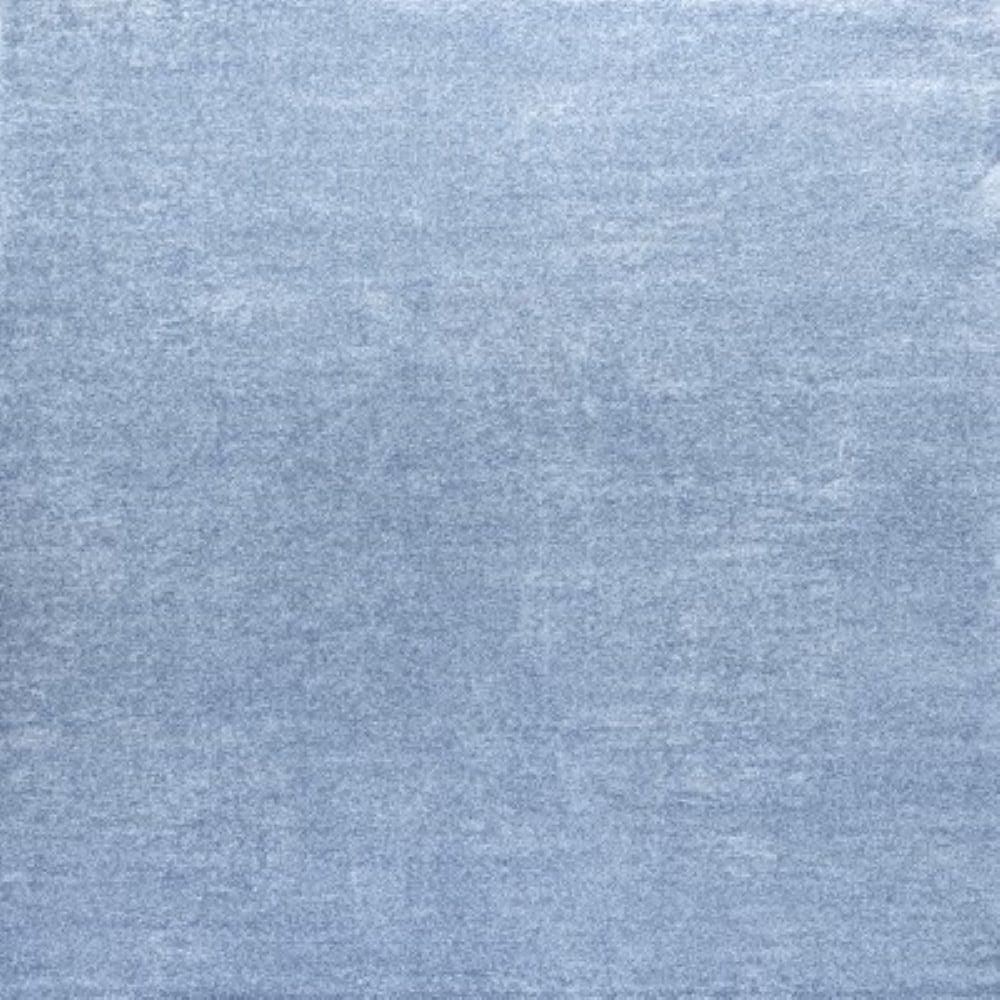 4'x6' Haze Solid Low-Pile Area Rug, Classic Blue - JONATHAN Y