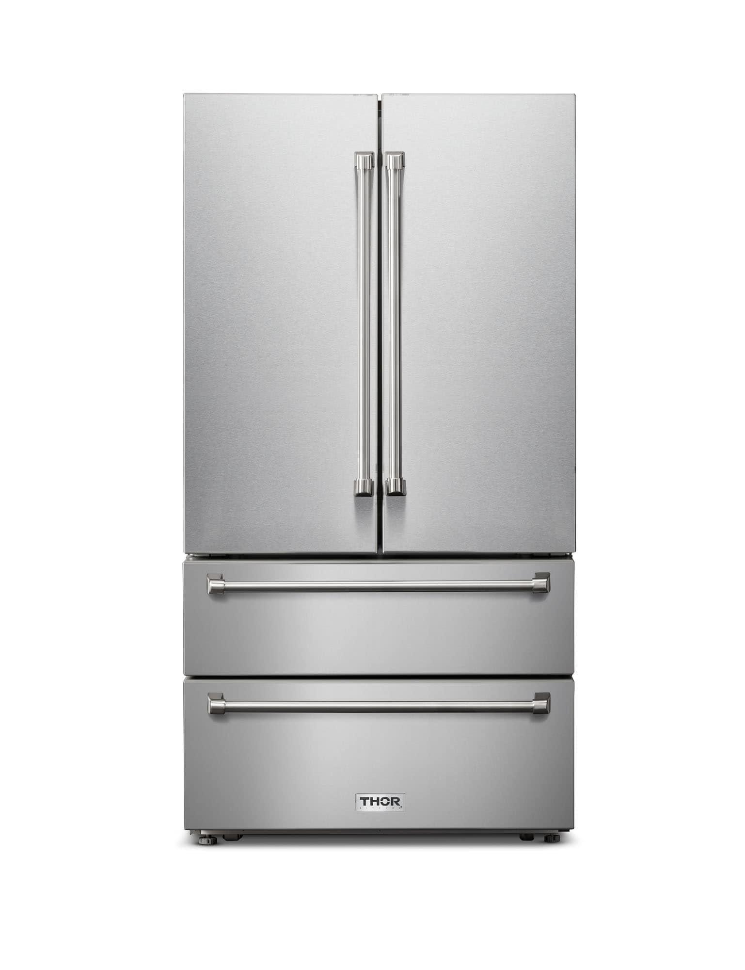 Thor 36" Stainless Steel French Door Refrigerator with Ice Maker