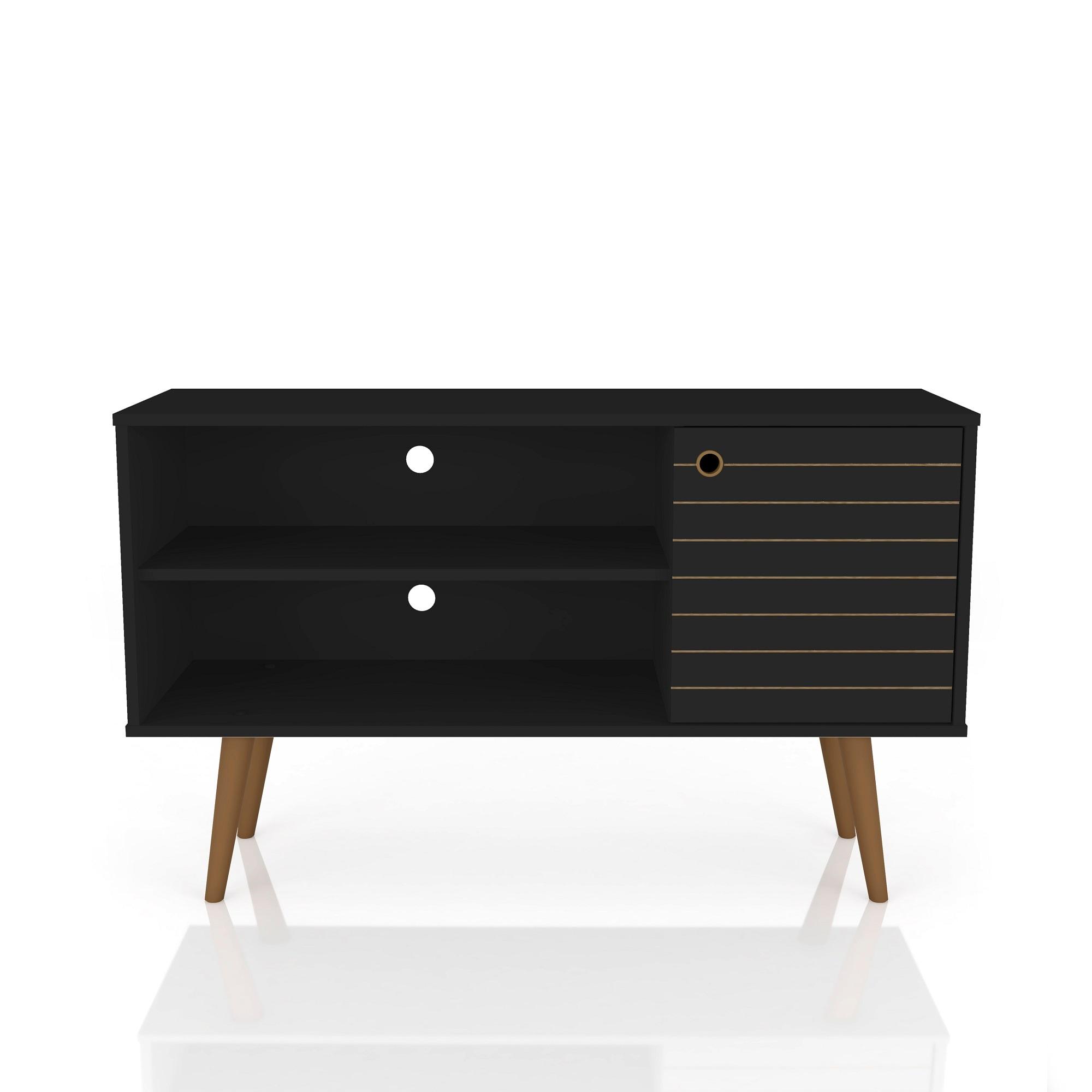 Liberty 42.52" Mid-Century Modern TV Stand with 2 Shelves and 1 Door