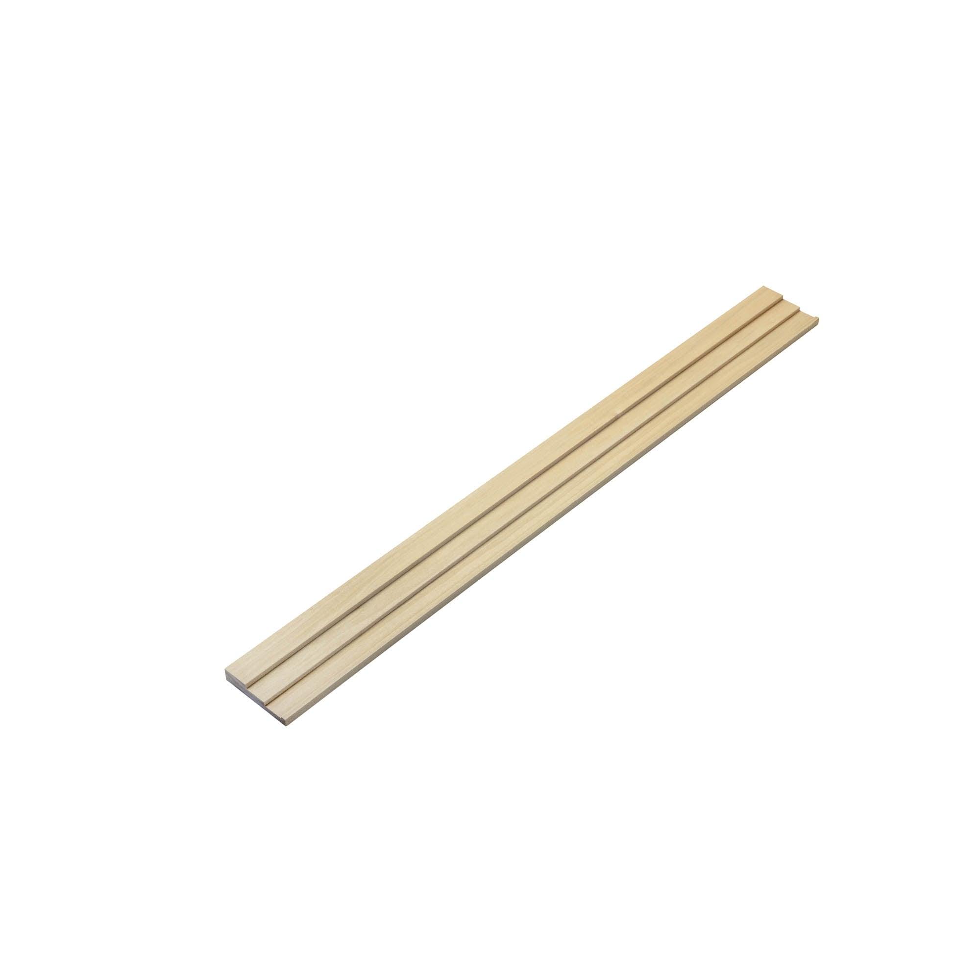 Ornamental Mouldings .6875 In. D X 3.5 In. W X 92 In. L Unfinished Poplar Duncan Sawtooth Casing Moulding