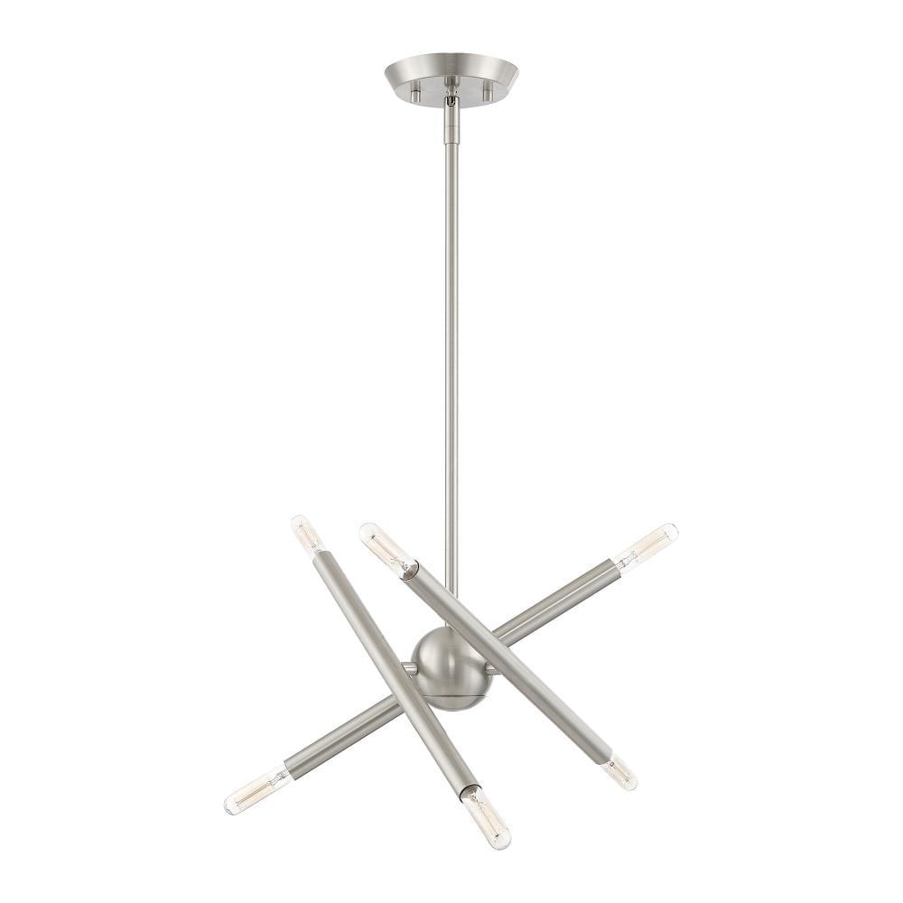 Livex Lighting Soho 6 - Light Chandelier in  Brushed Nickel