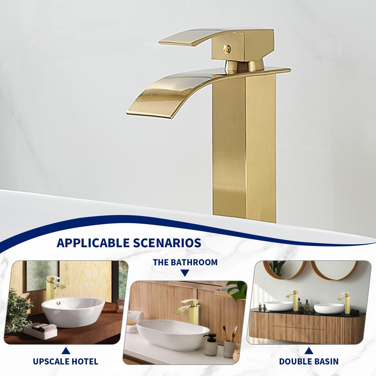 Vessel Sink Faucet Single-handle Bathroom Faucet with Drain Assembly