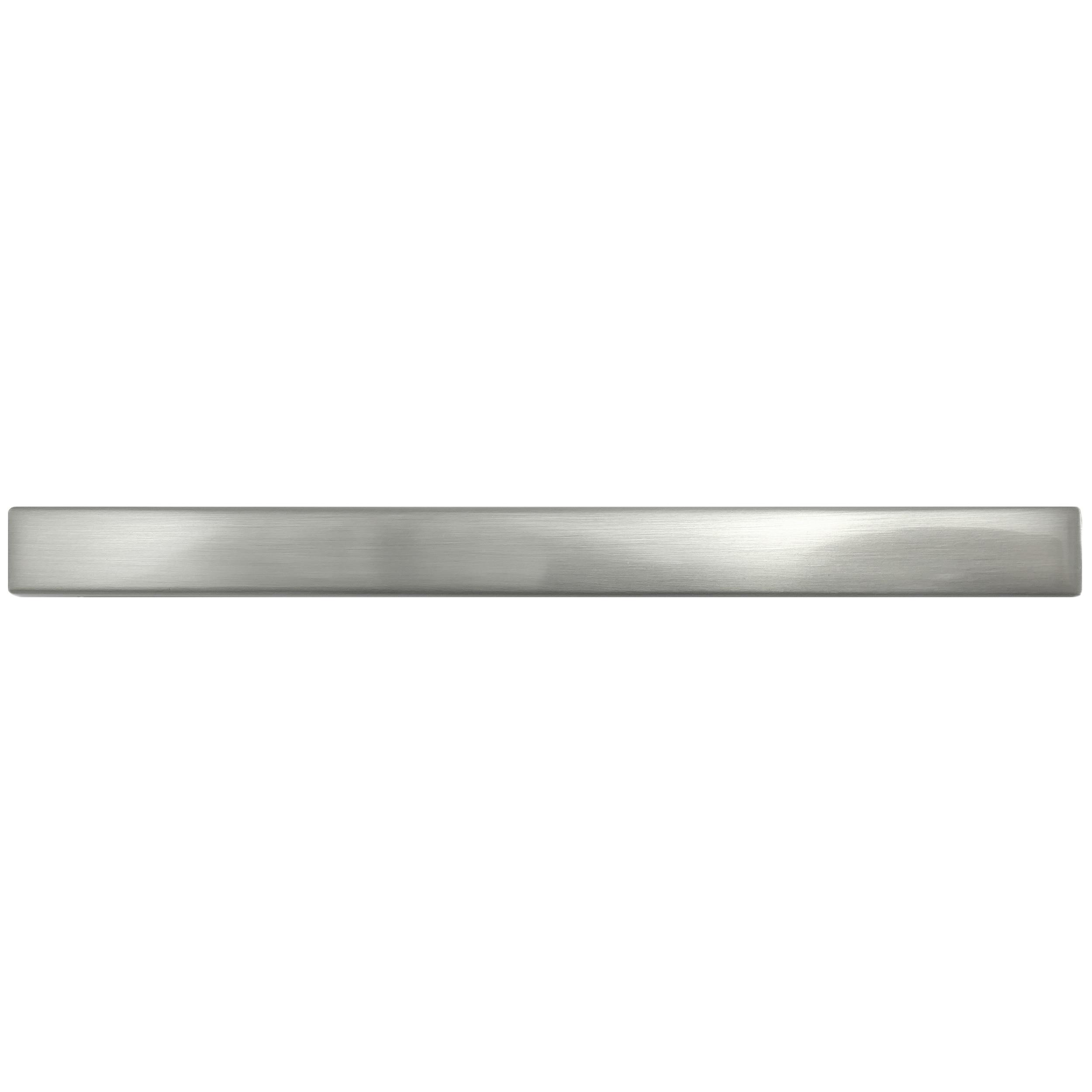 Park Avenue Satin Nickel Rectangular Cabinet Pull with Mounting Hardware