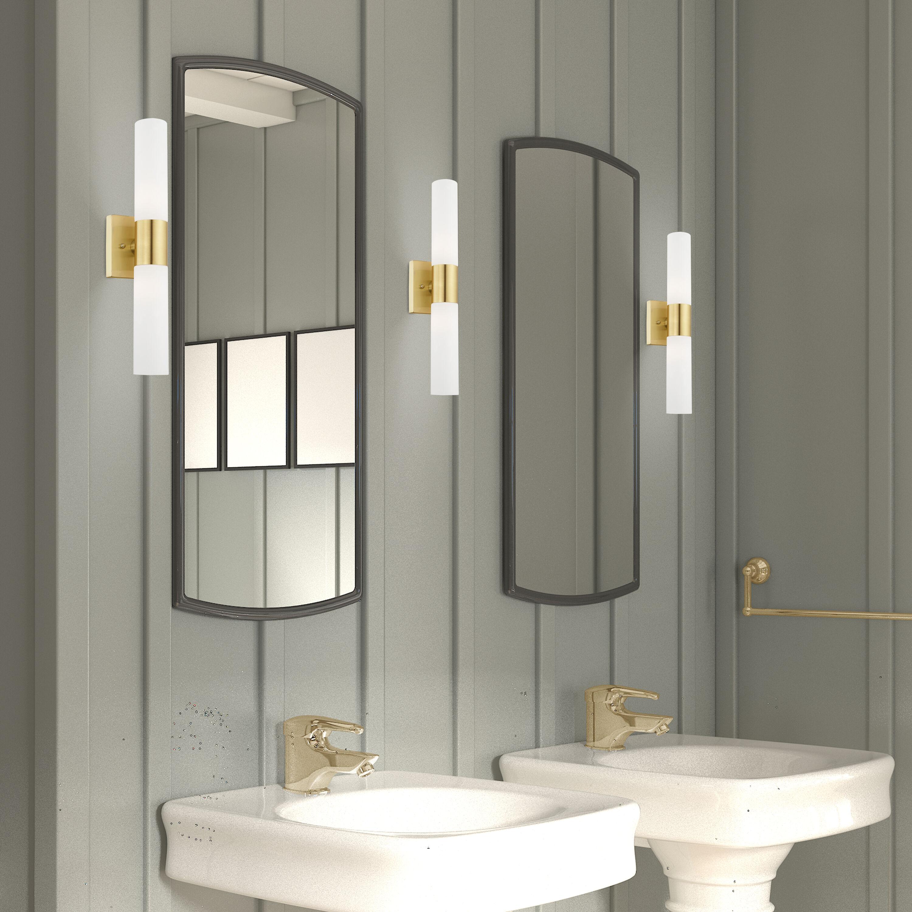 Livex Lighting Aero 2 - Light Vanity in  Satin Brass