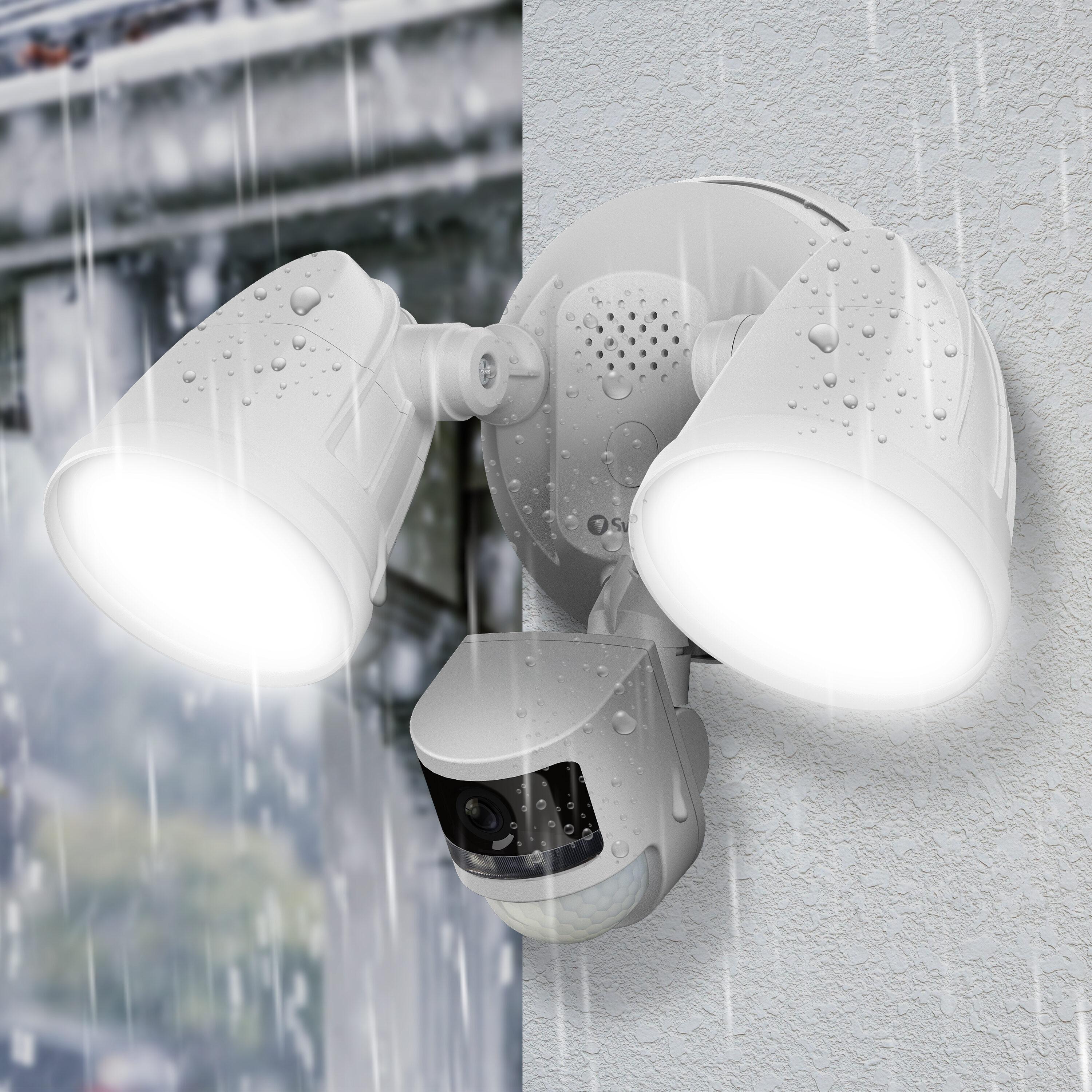Swann 4K UHD Wired 2600 Lumen Outdoor WiFi Motion Security Floodlight Camera