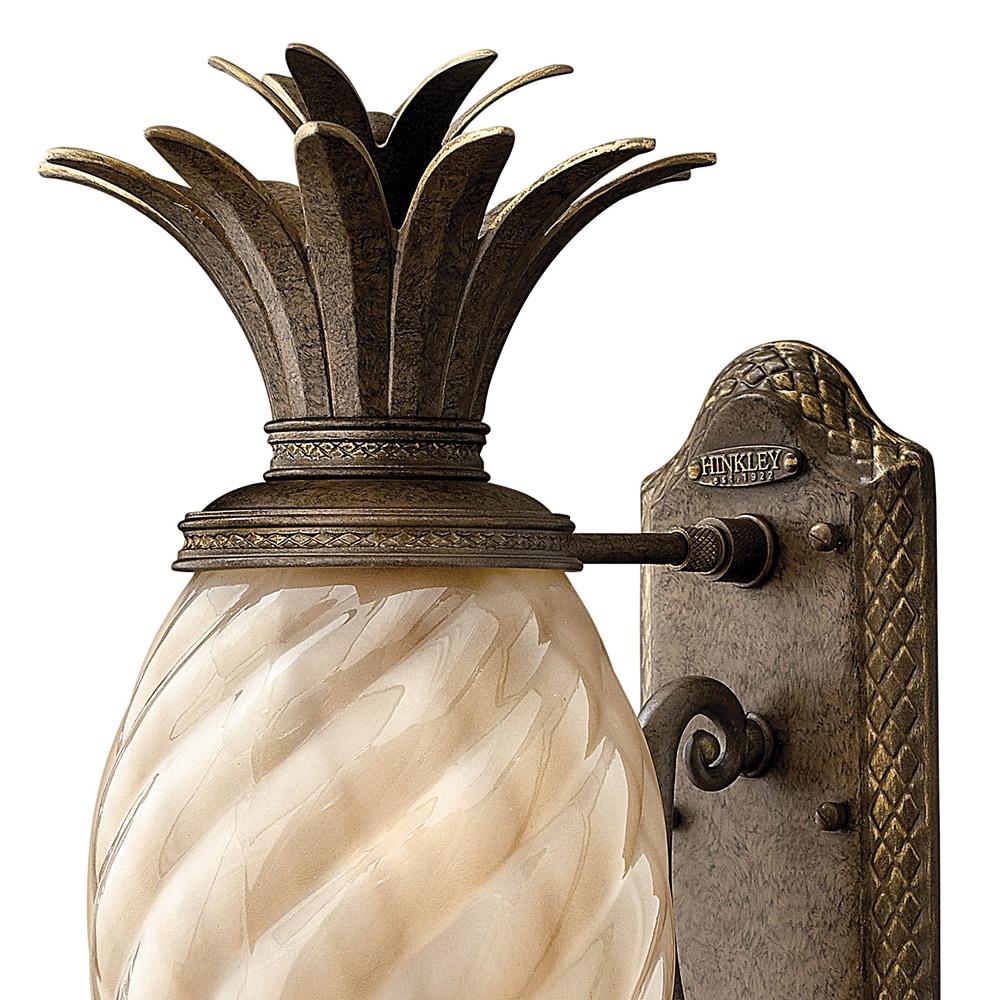 Plantation Bronze 1 - Bulb Outdoor Wall Lantern