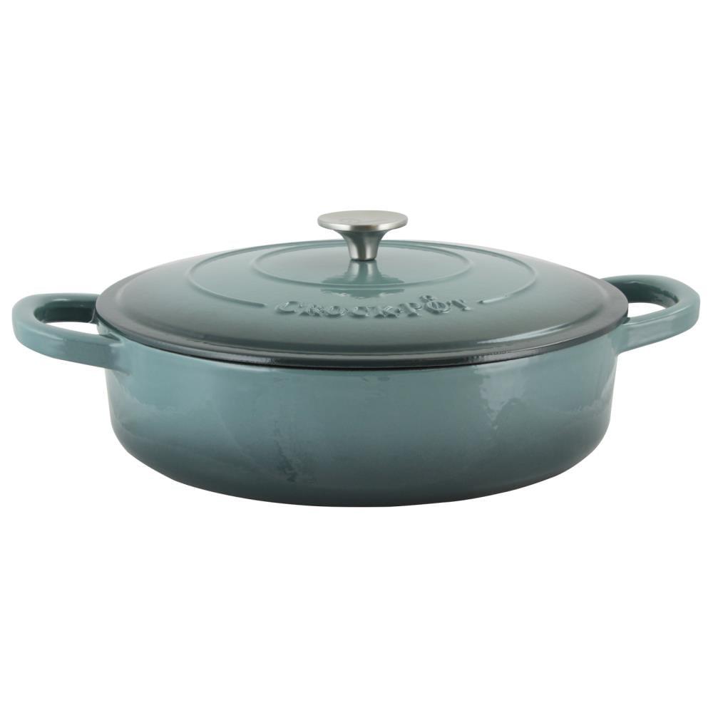 Crock-pot Crock-pot Artisan 5 qt. Non-Stick Cast Iron Round Braiser with Lid