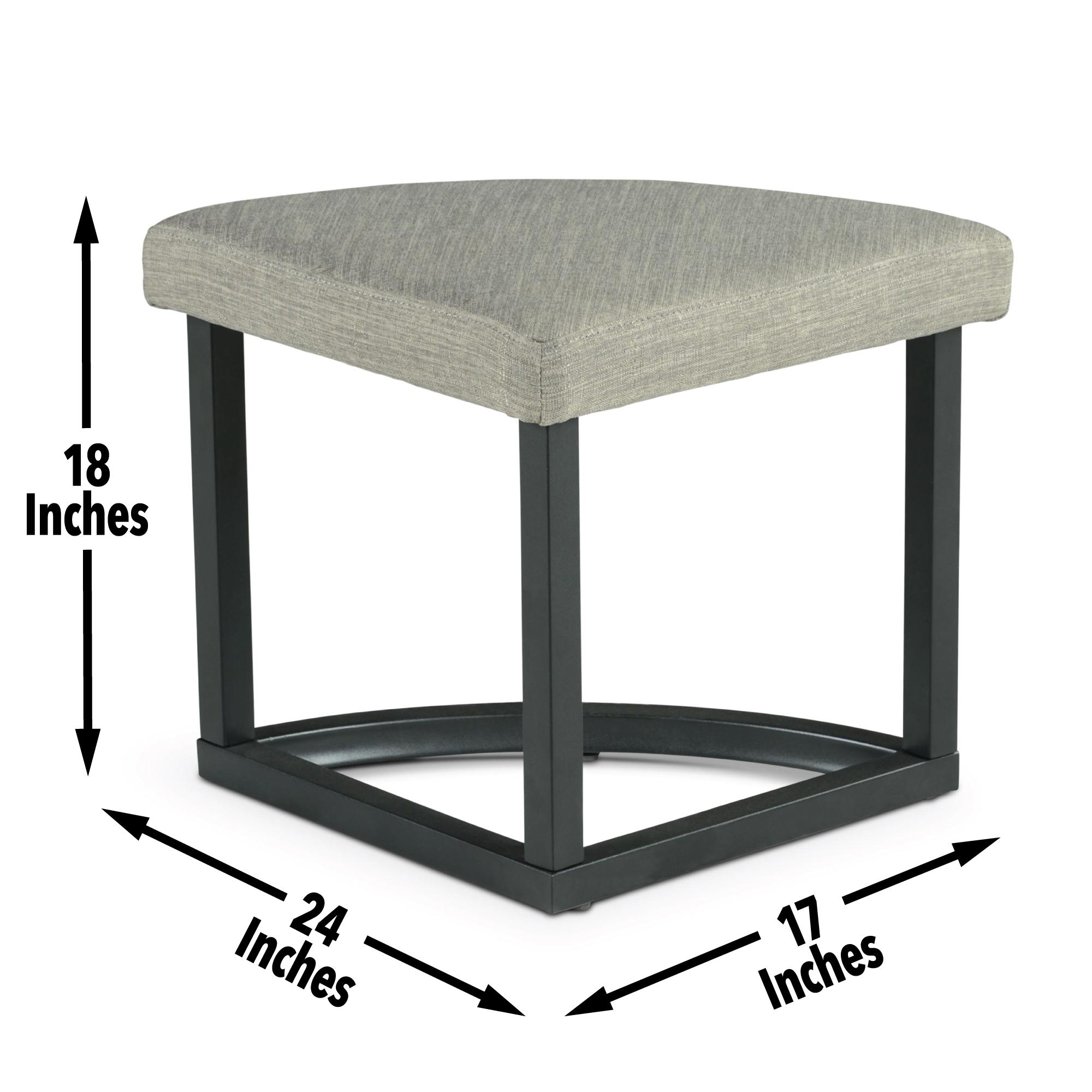 17 Stories Stannos 36" Round Coffee Table with 4 Stools