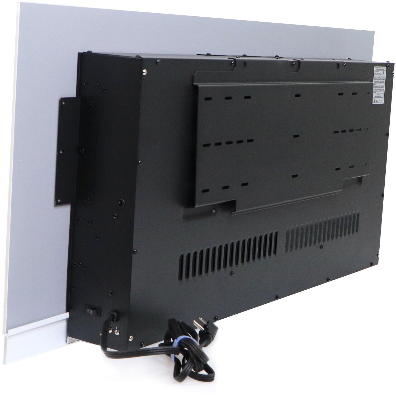 Cambridge Cambridge Wall Mount Electric Fireplace Heater with Remote Control for Indoor Use in Living Room, Bedroom, Home Office