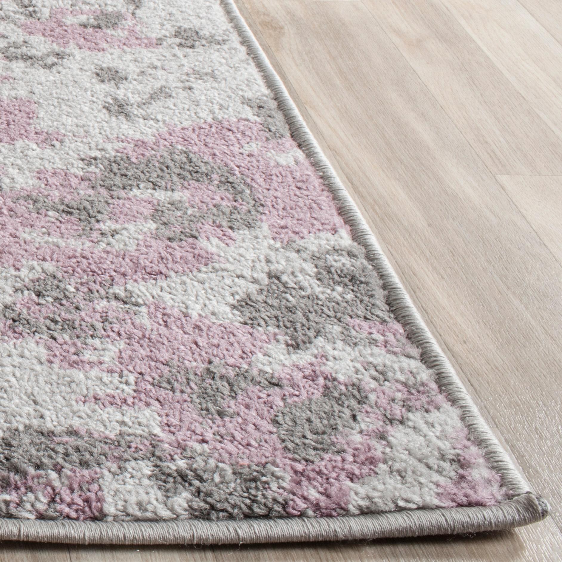 Adirondack ADR115 Machine Made Indoor Area Rug - Light Grey/Purple - 10'x14' - Safavieh