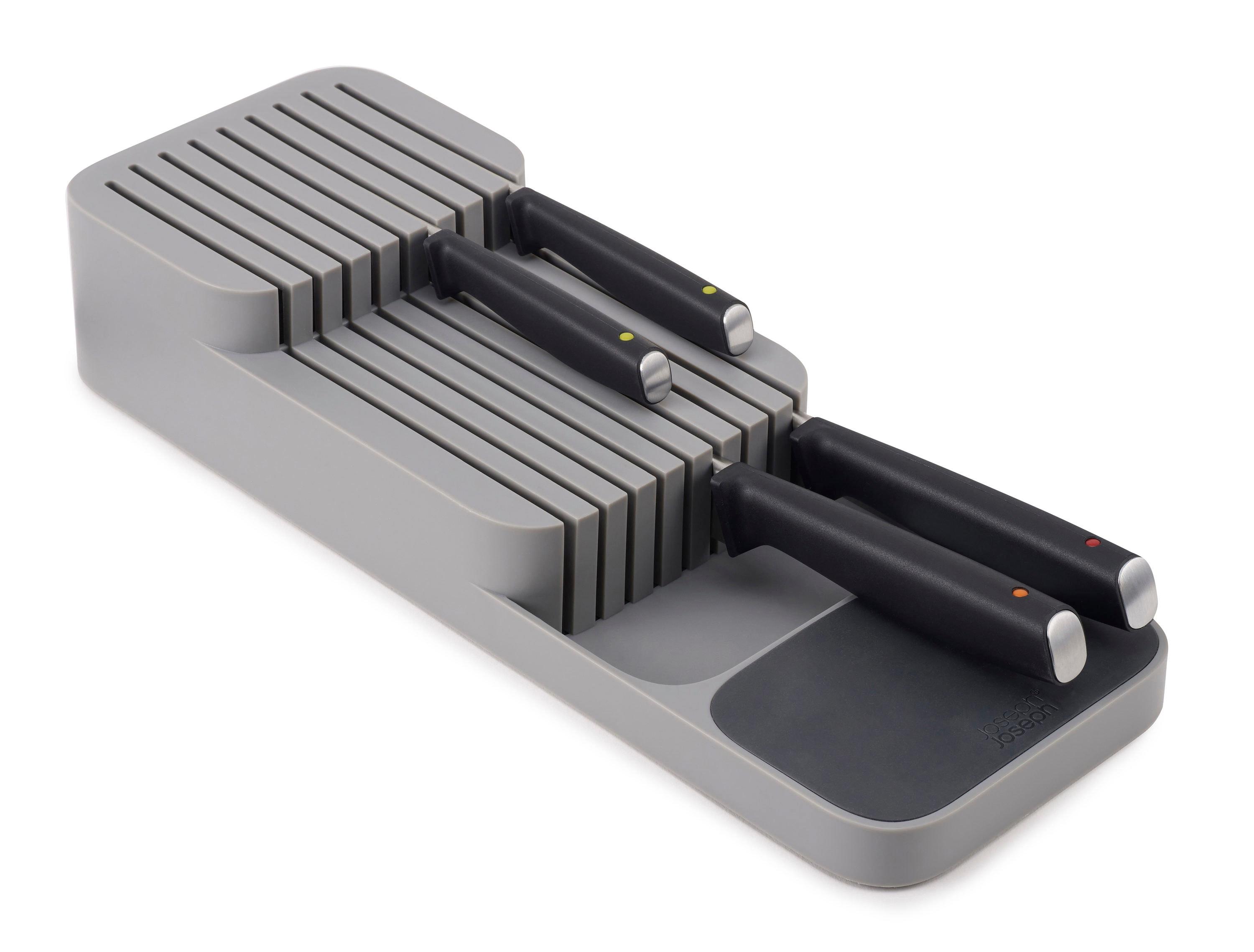 Joseph Joseph DrawerStore Compact Knife organizer- Gray