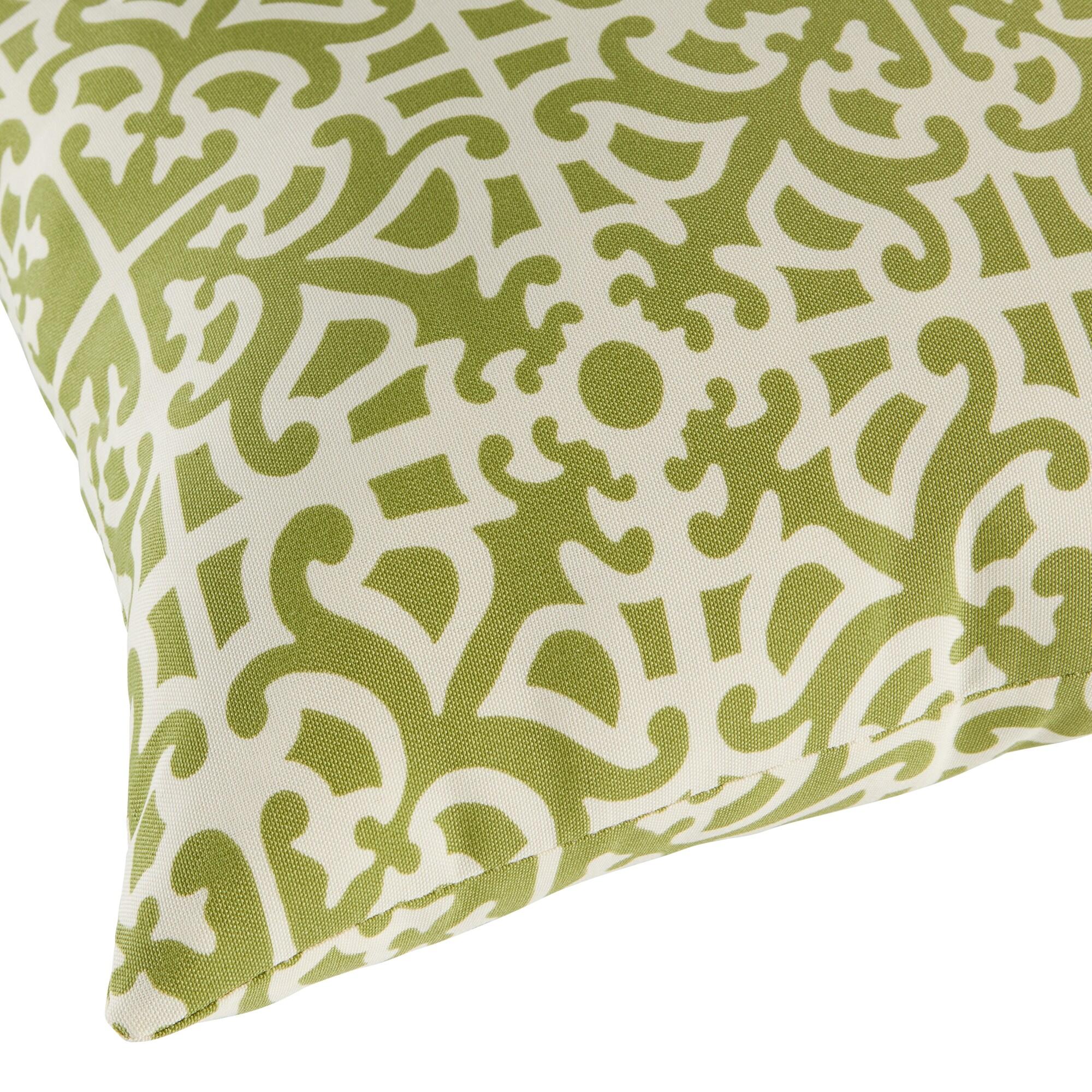 Indoor/Outdoor Reversible Throw Pillow