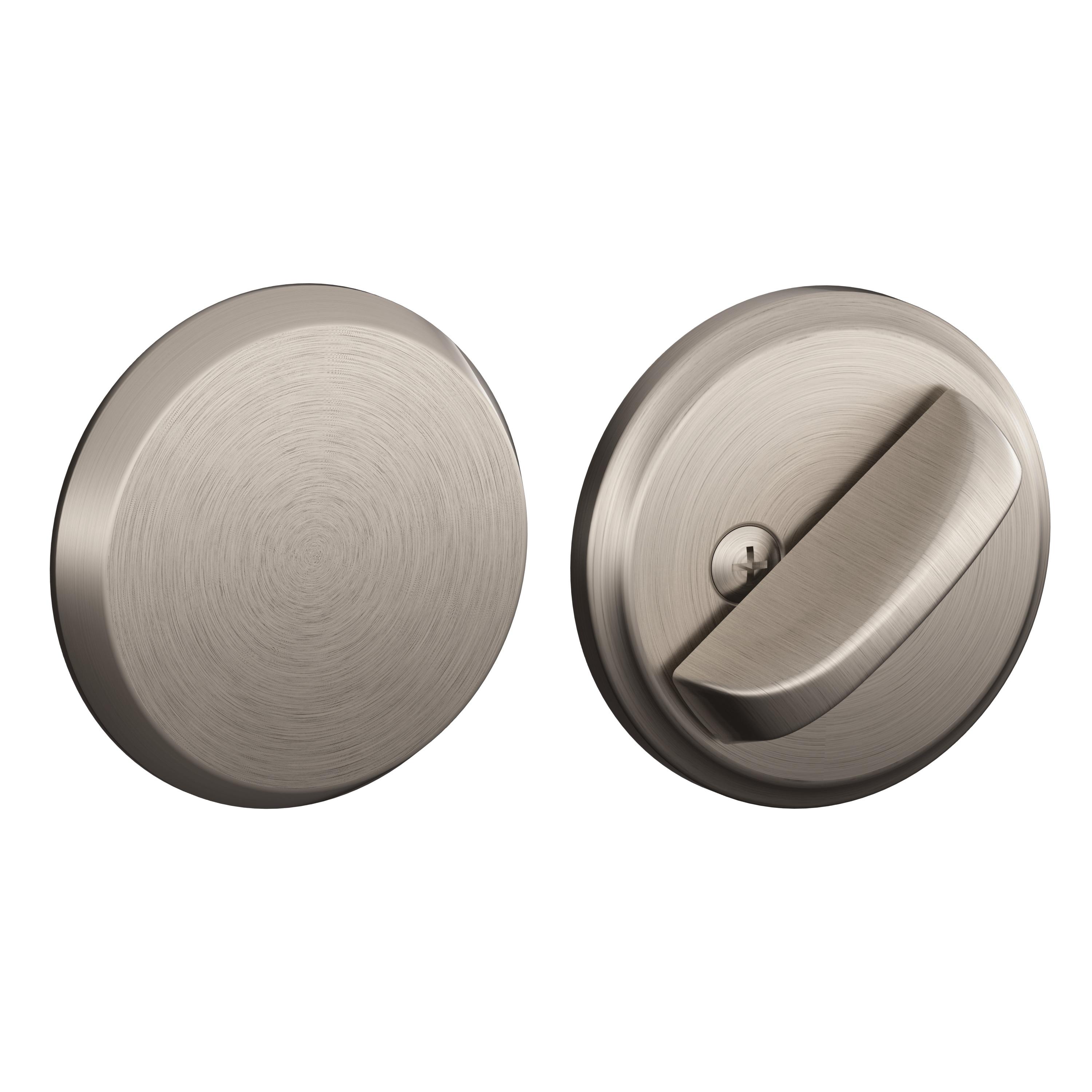 One-Sided Deadbolt Thumbturn with Exterior Plate