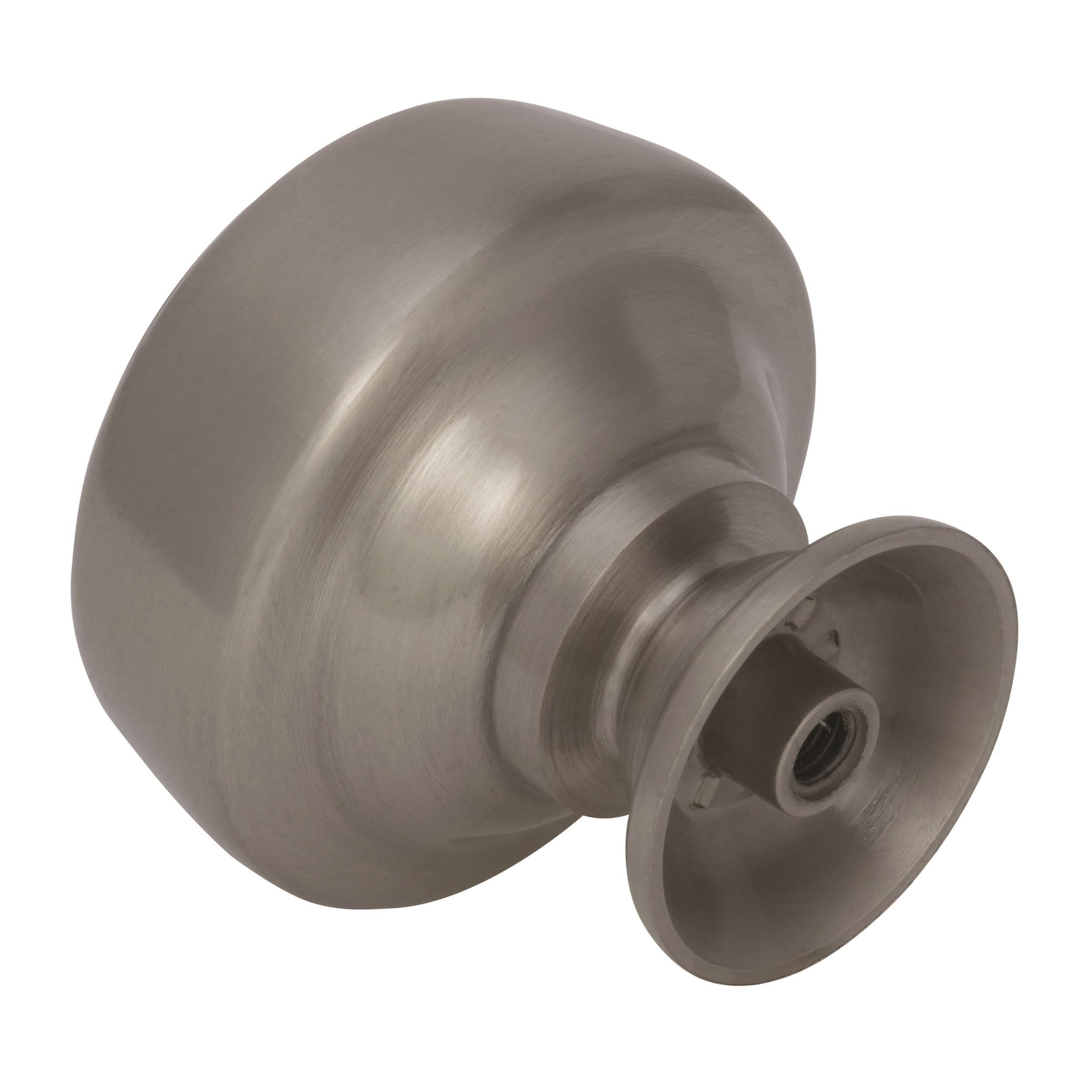 Amerock Kane 1-5/8 inch (41mm) Diameter Satin Nickel Cabinet Knob