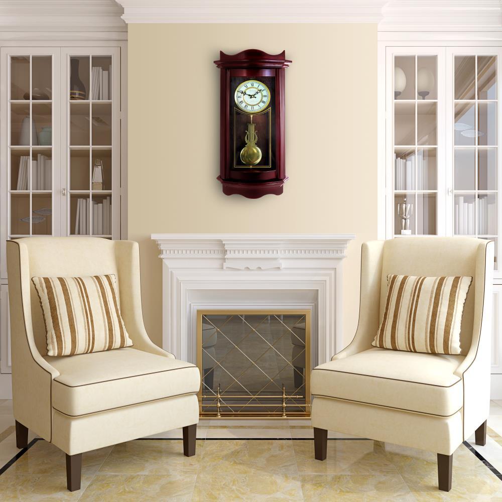 Bedford Clocks Solid + Manufactured Wood Wall Clock