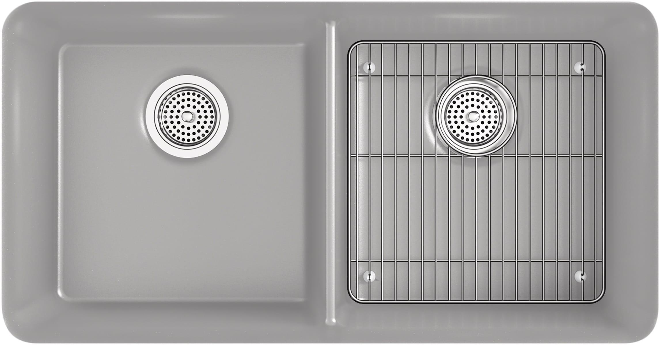 Cairn® 34" L x 18" W Under-Mount Double-Equal Kitchen Sink