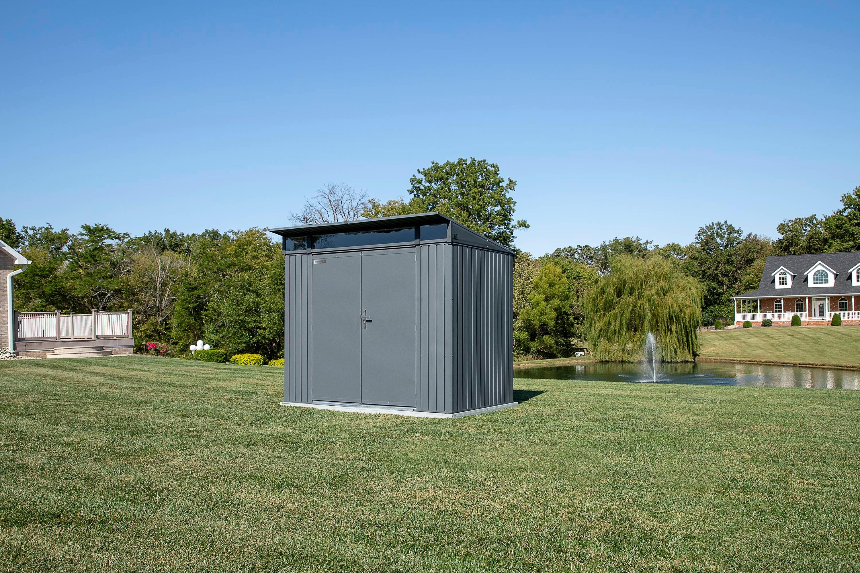 Arrow Sojag 5 ft. W x 8 ft. D Metal Vertical Storage Shed