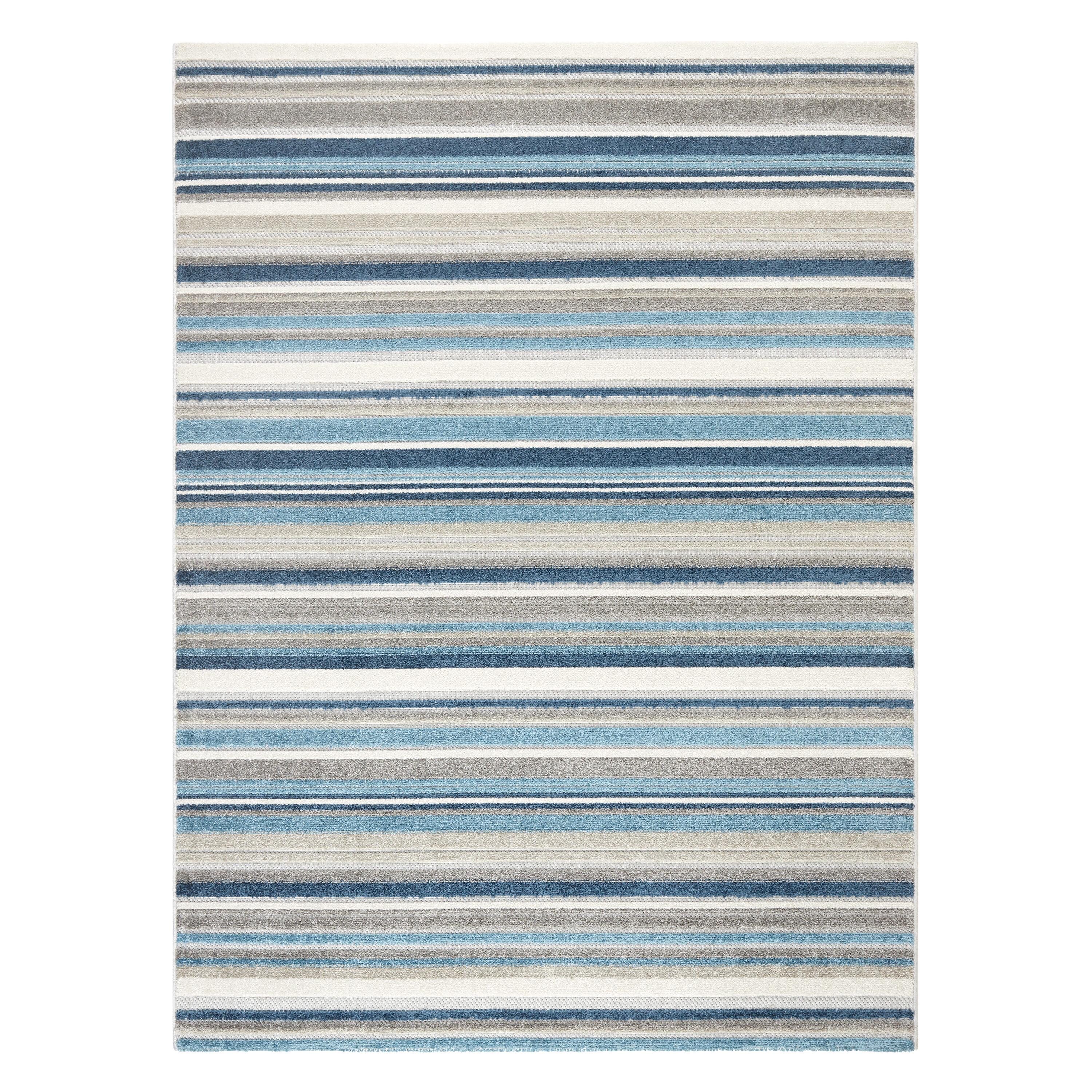TOWN & COUNTRY EVERYDAY Rio Multicolor Stripe Outdoor Rug Blue/Multi
