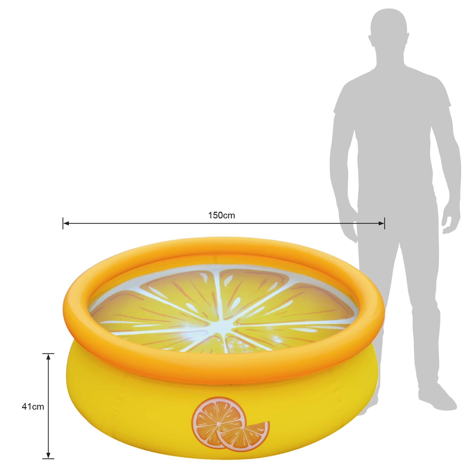 JLeisure Plastic Round Inflatable Pool 25'' H x 96'' W x 96'' L (Set of 2)