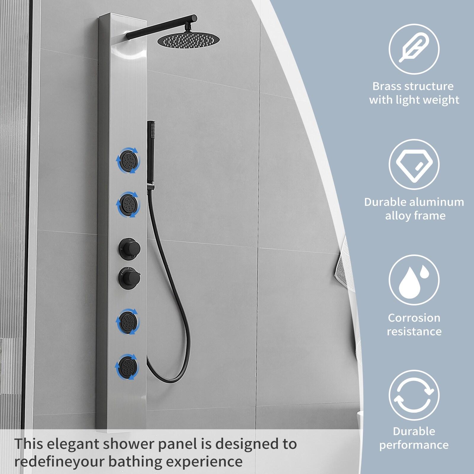 52.36'' Shower Panel with Adjustable Shower Head