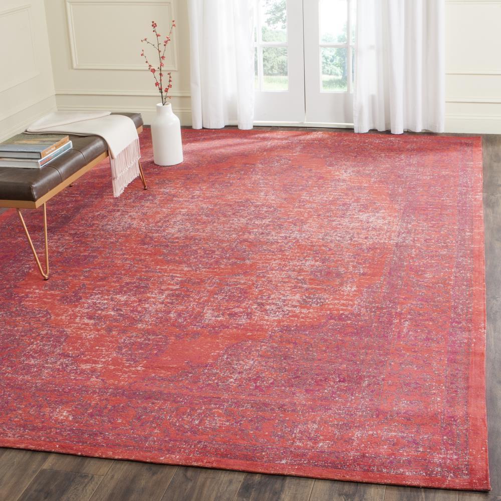 Classic Vintage CLV121 Loomed Indoor Area Rug - Orange/Red - 8'x10' - Safavieh