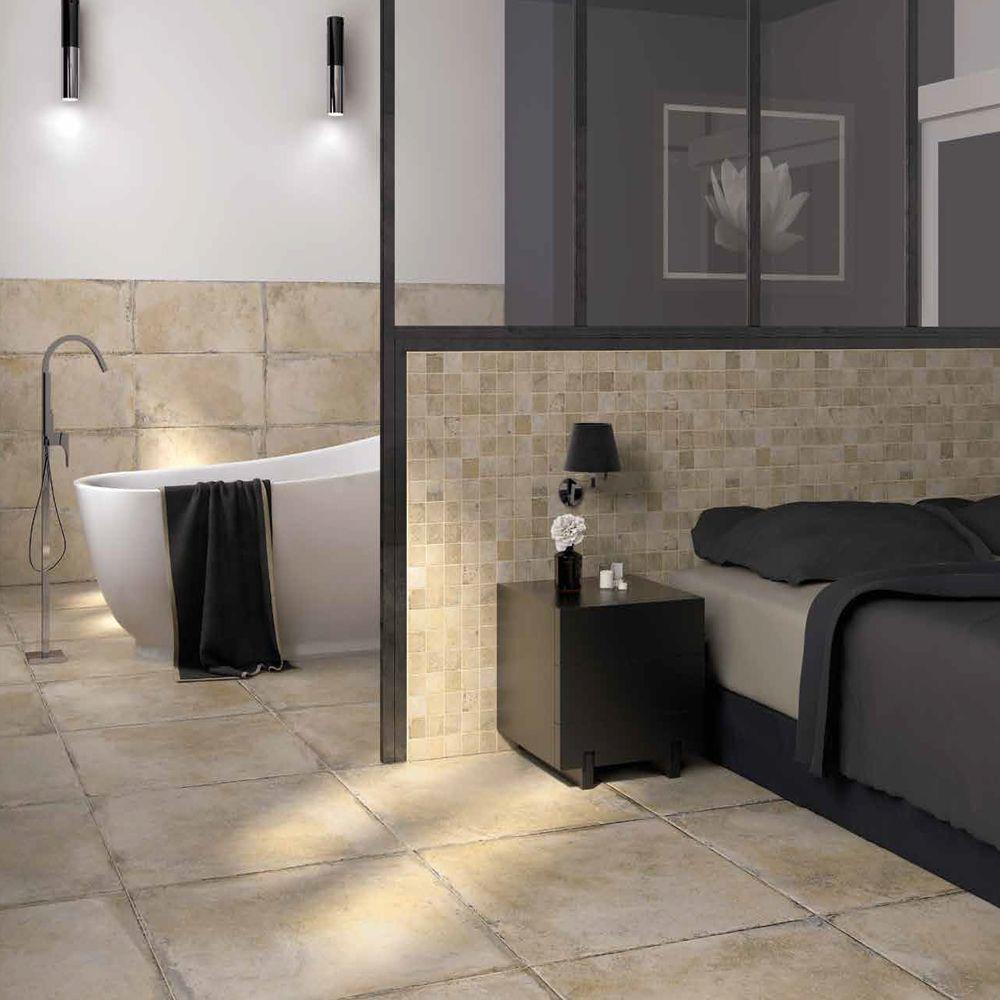 Alcazar 24" x 24" Porcelain Travertine Look Wall & Floor Tile