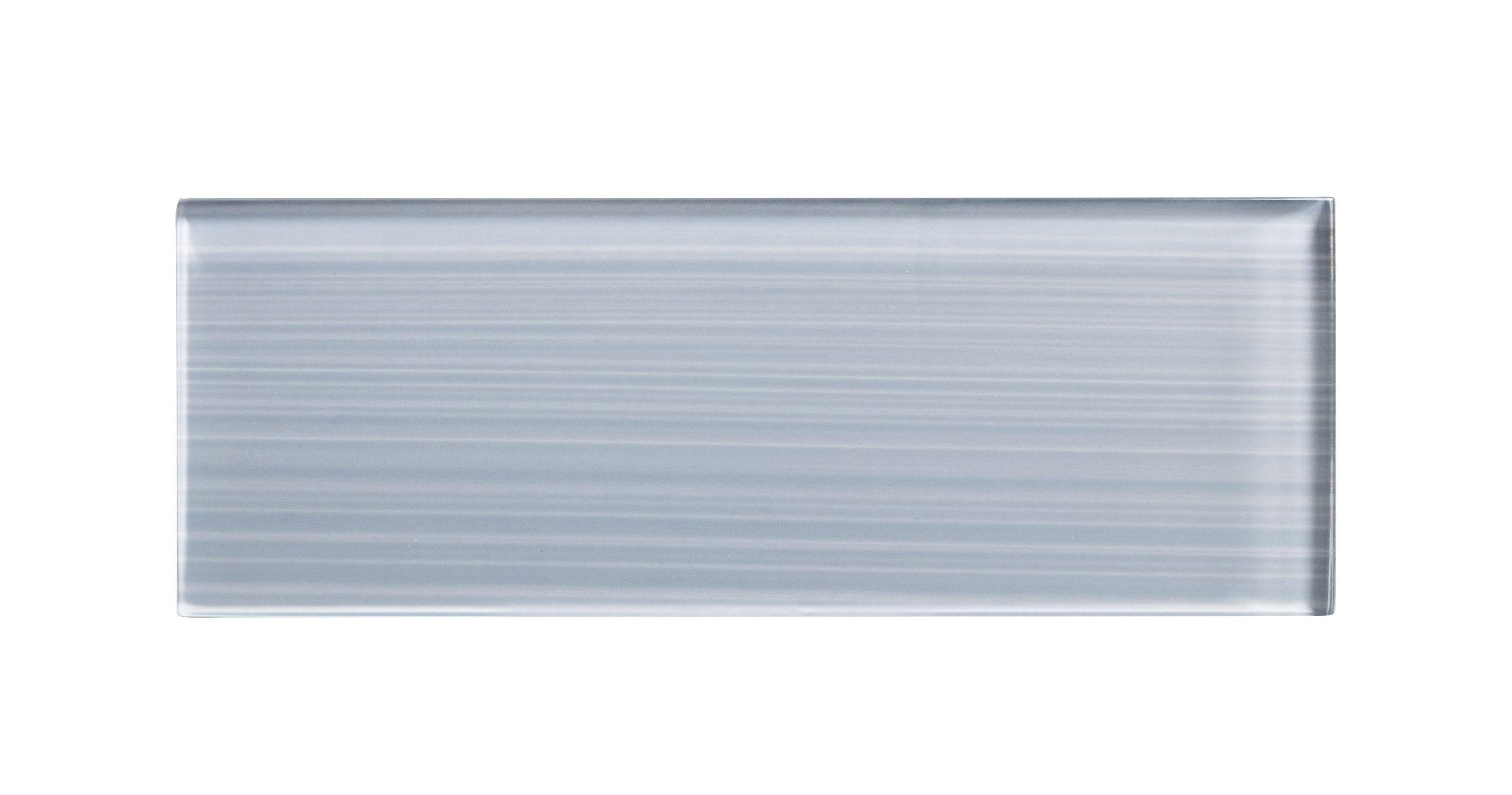 Premium Hand Painted 4" x 12" Straight Edge Glass Subway Tile