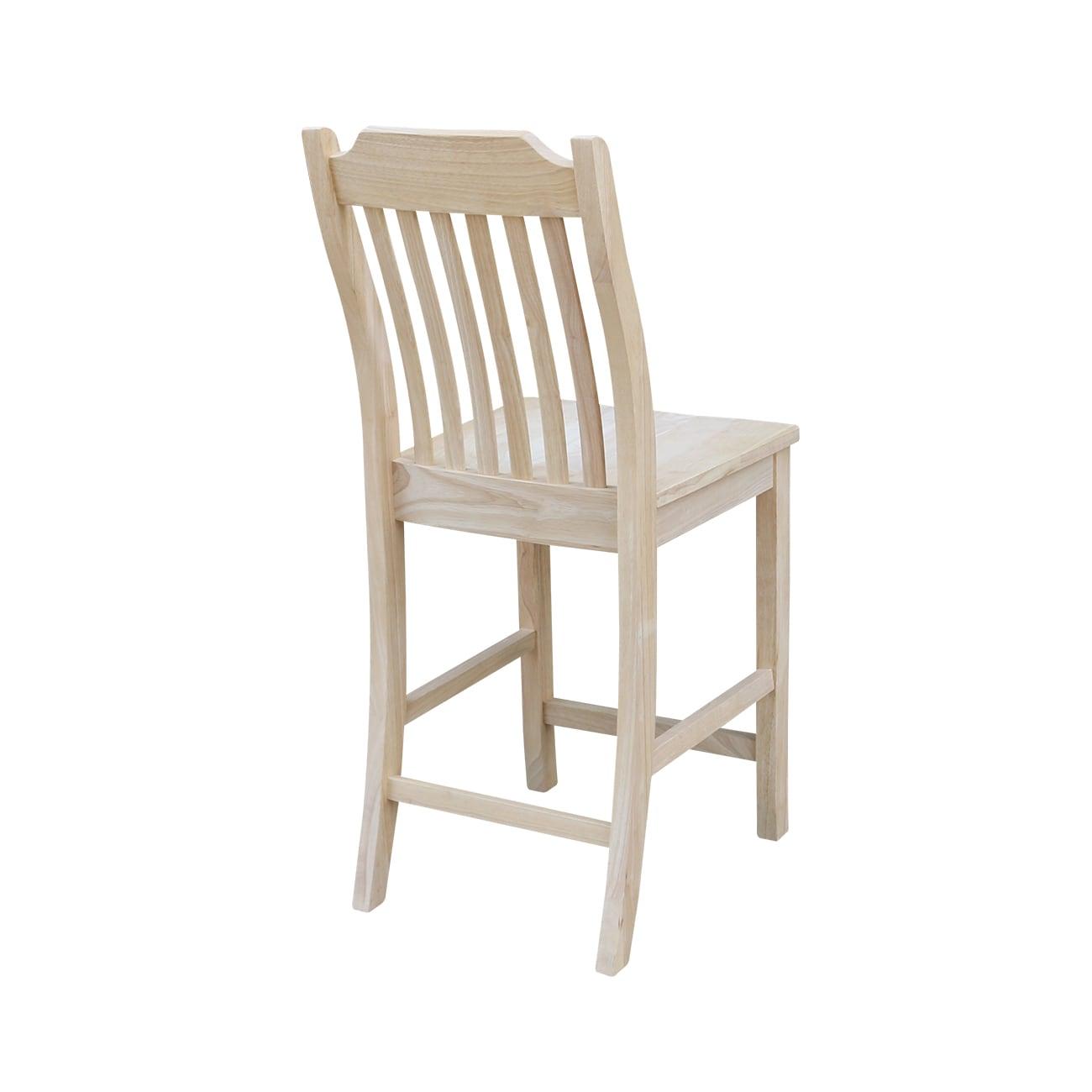 Mission Counter height Stool - 24" Seat Height