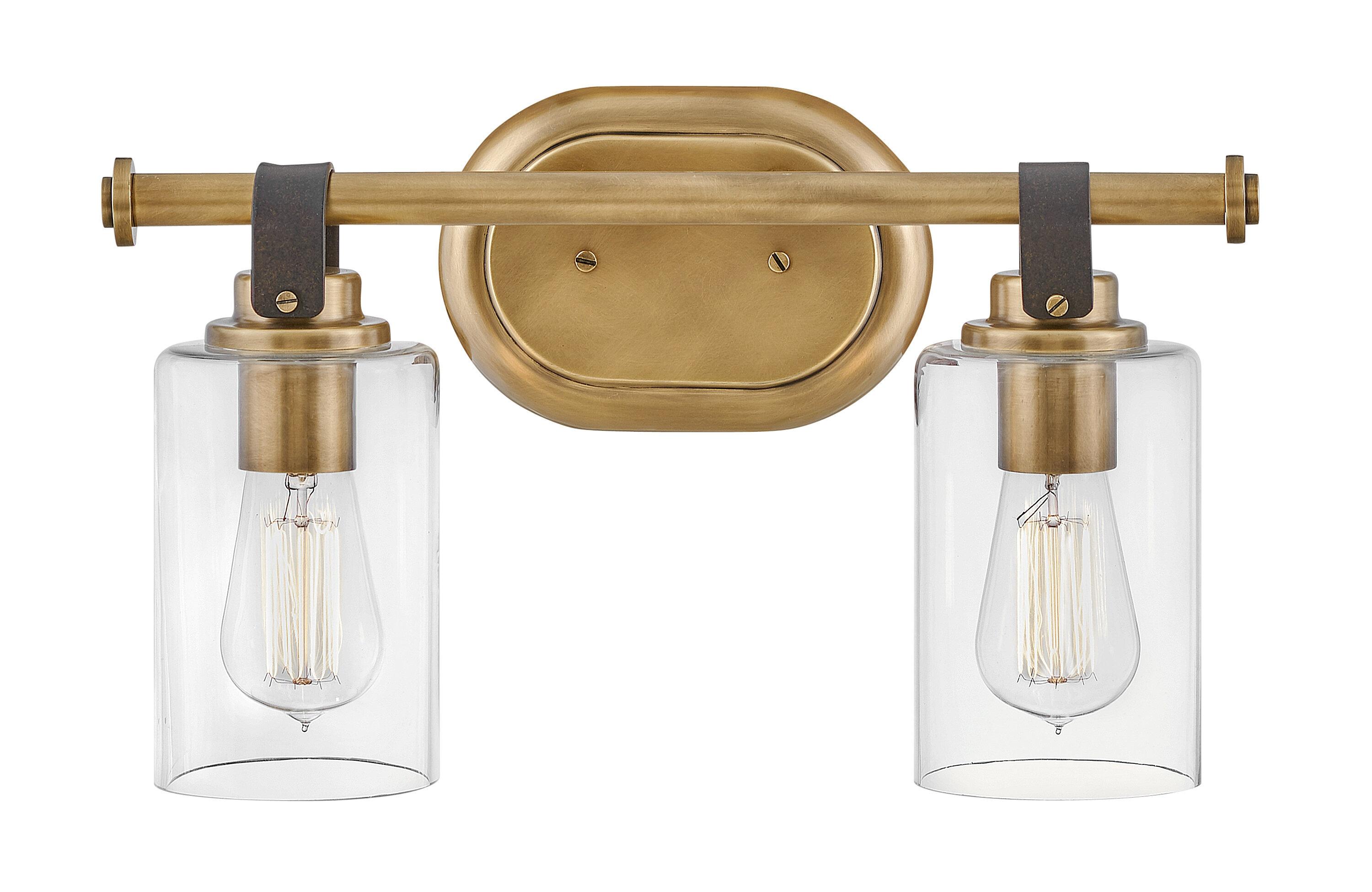 Hinkley Lighting - Two Light Vanity - Halstead - 2 Light Bath Vanity-Heritage