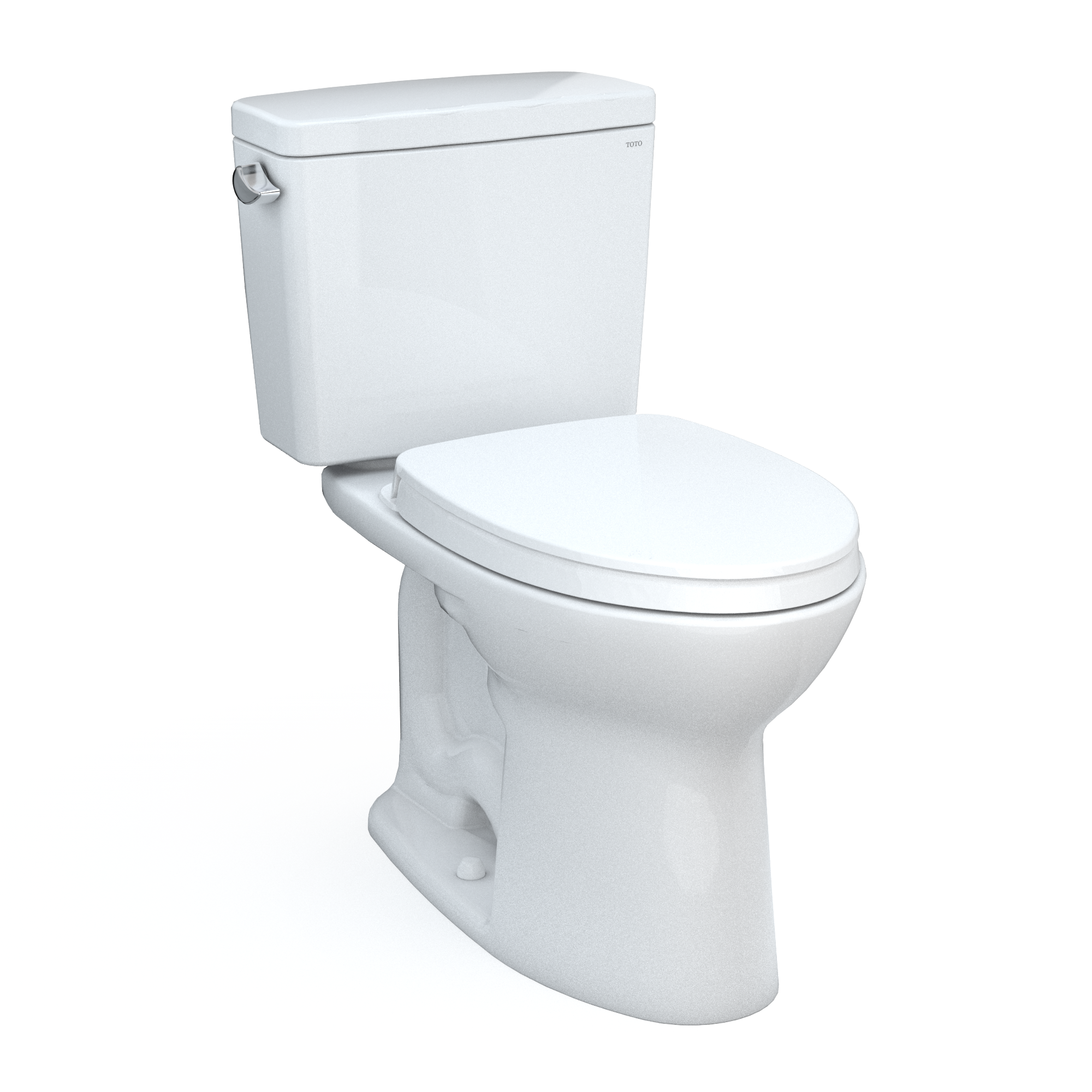 Drake® 1.6 GPF Elongated Two-Piece Toilet with Tornado Flush (Seat Included)