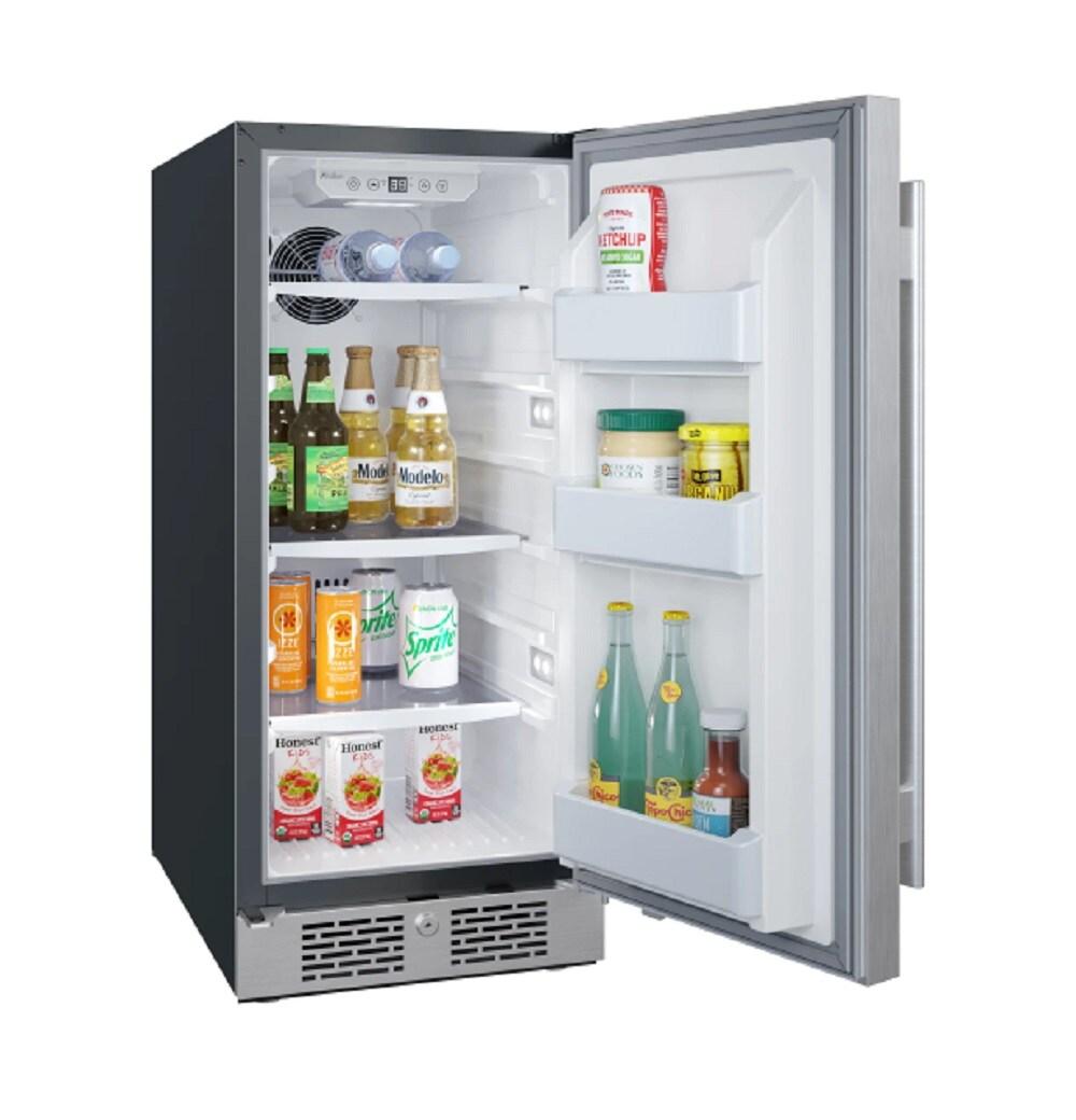 Avallon Afr152rh 15" Wide 3.3 Cu. Ft. Compact Refrigerator - Stainless Steel