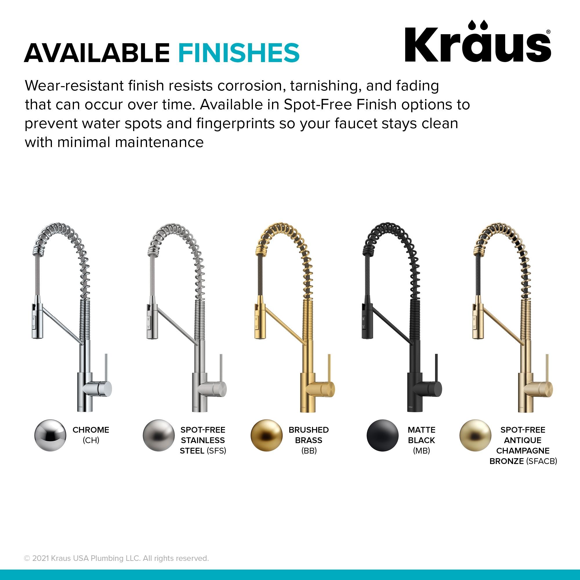 KRAUS Oletto Commercial Style Single Handle Pull Down Kitchen Faucet with QuickDock Top Mount Installation Assembly