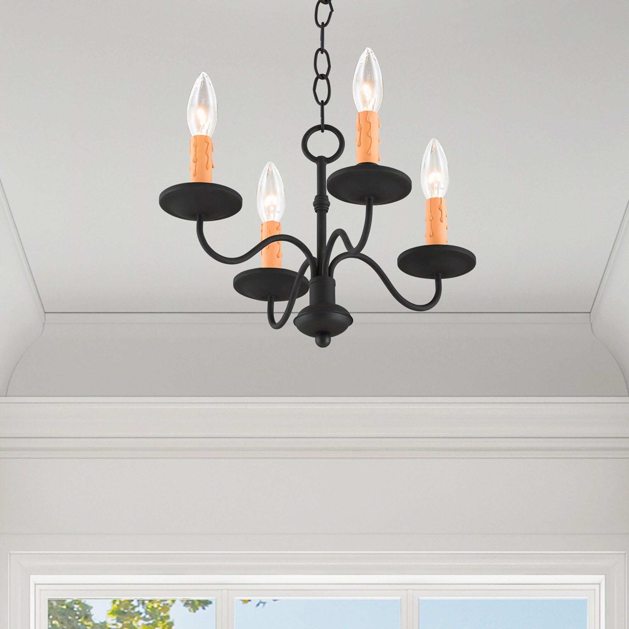 Livex Lighting - Heritage - 4 Light Mini Chandelier     -Traditional