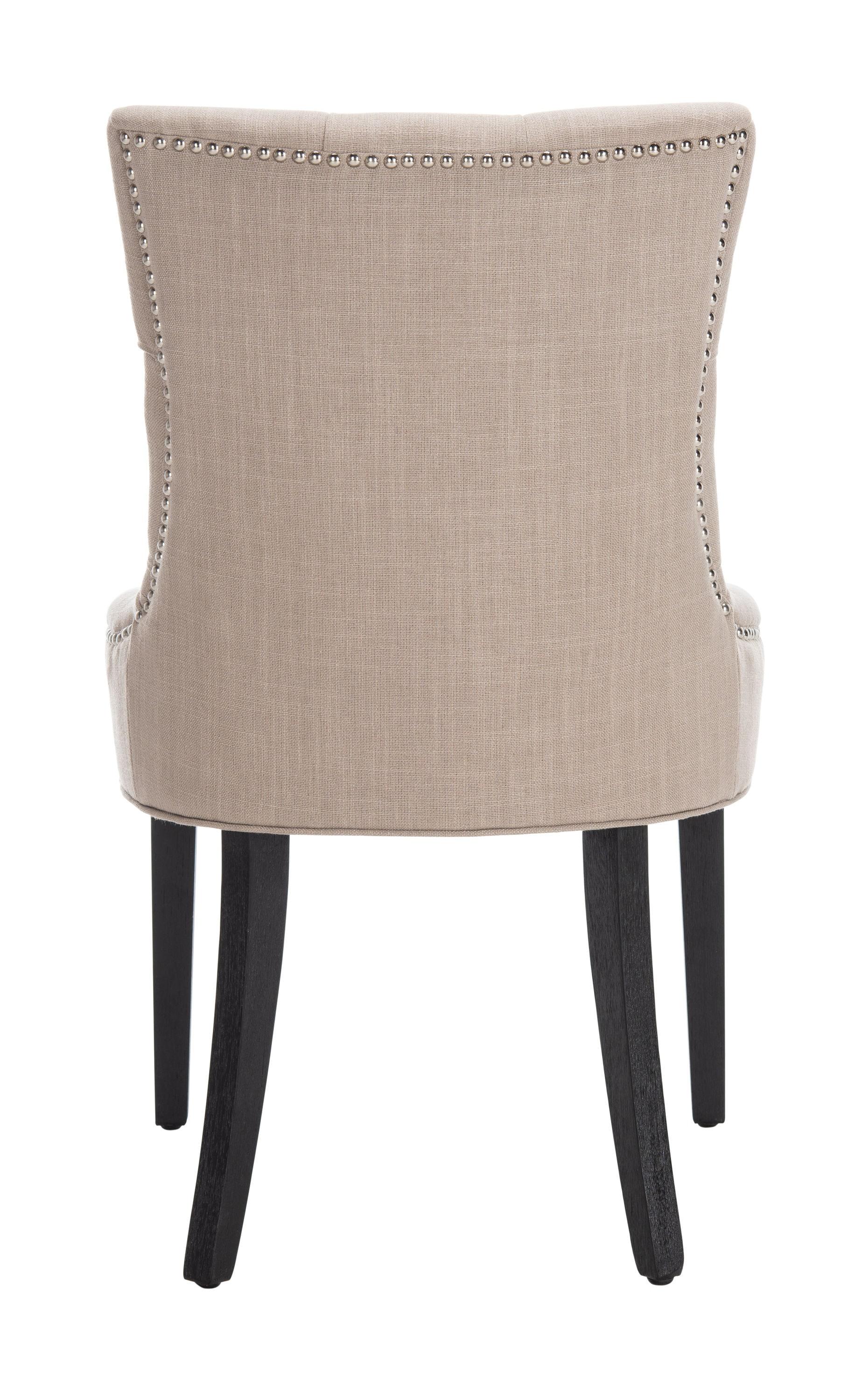 Abby 19''H Tufted Side Chairs (Set of 2) - True Taupe - Safavieh.