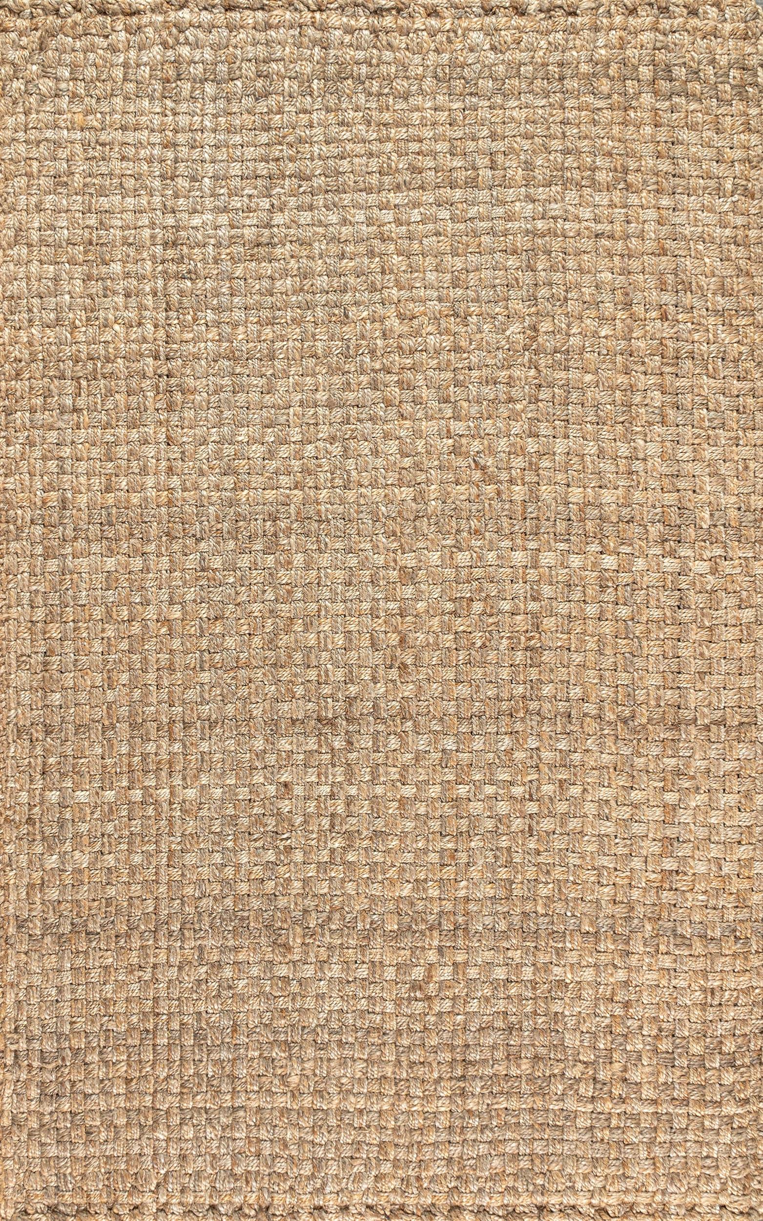 5'x8' Estera Hand Woven Boucle Chunky Jute Area Rug, Natural - JONATHAN Y