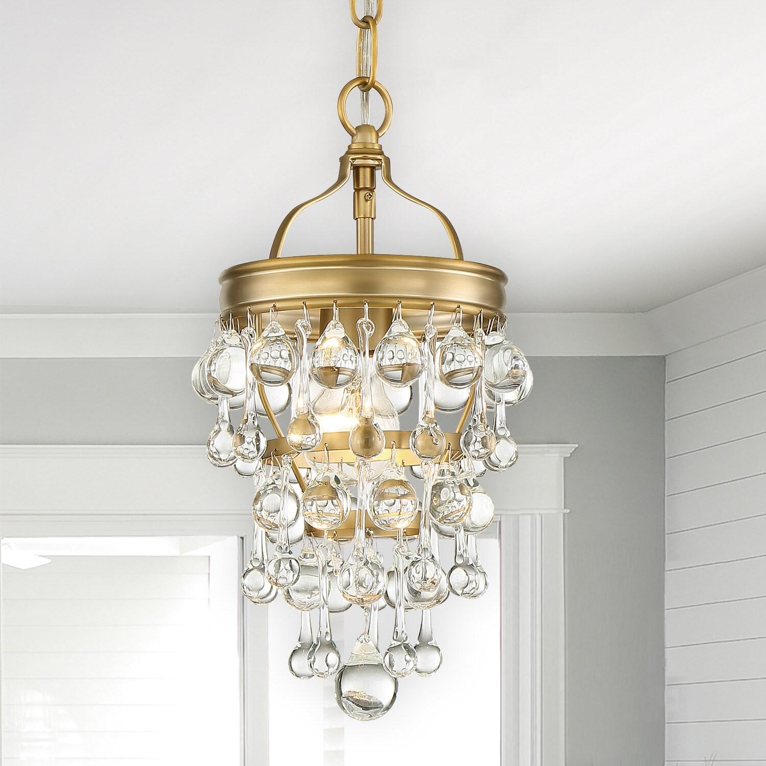 Crystorama Lighting Calypso 1 - Light Pendant in  Vibrant Gold