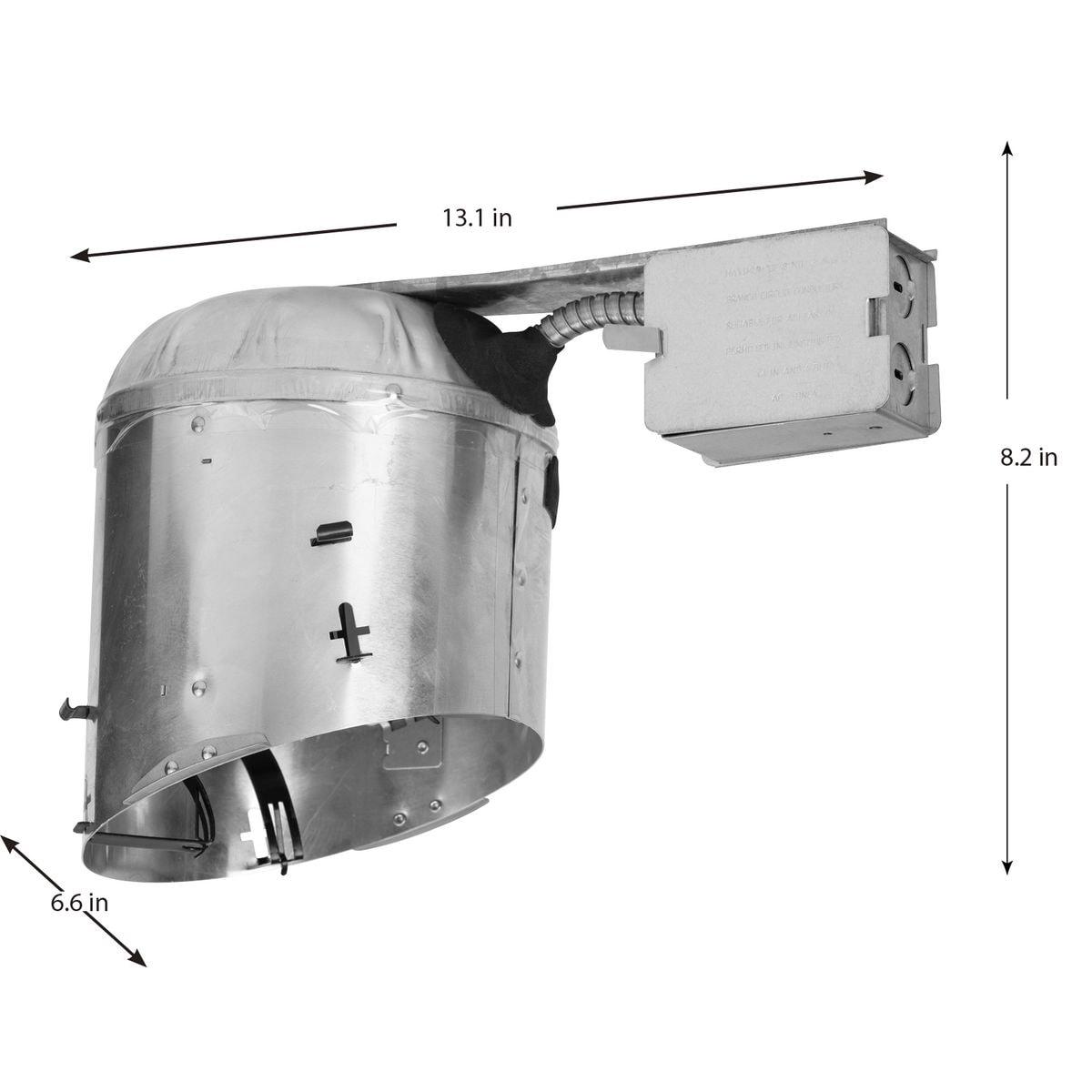 6" Steel Recessed Slope Ceiling Remodel Non-IC Housing For 6" Trim