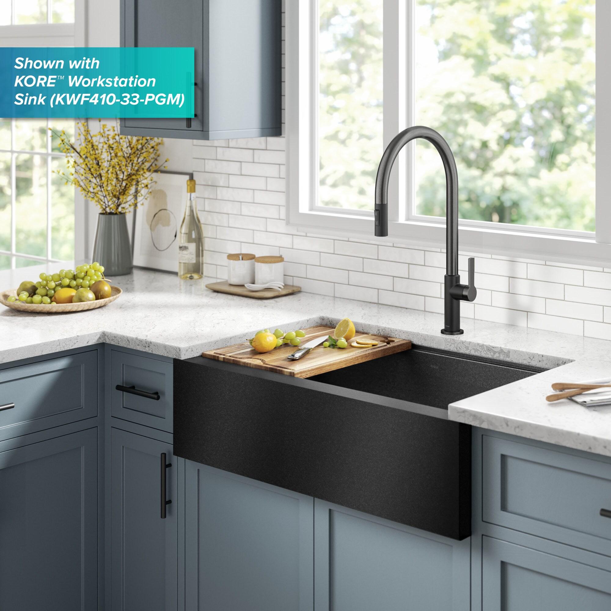 Oletto Pull Down Single Handle Kitchen Faucet