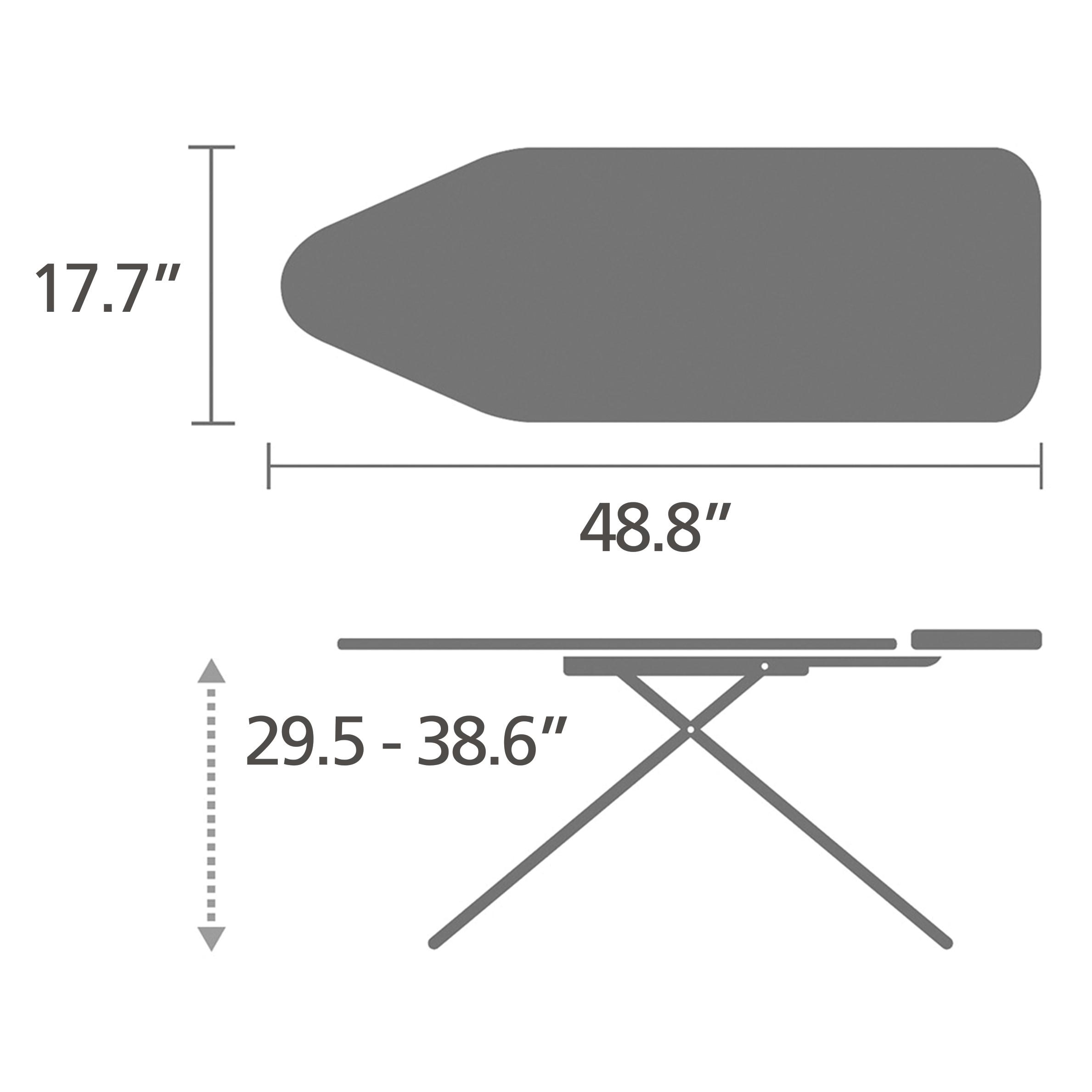 Brabantia Size C Large Ironing Board with Solid Steam Iron Rest