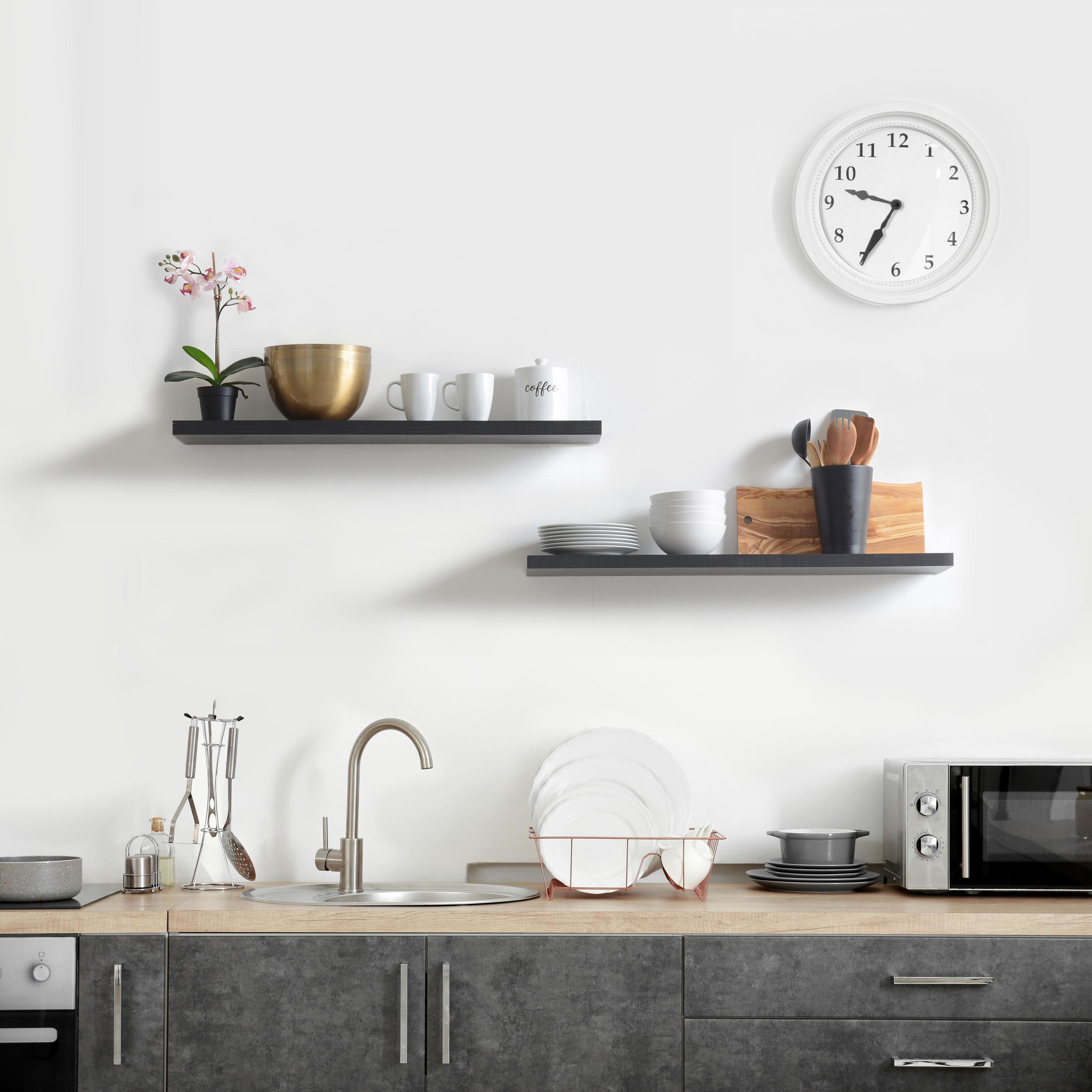 Delta Design 2 Piece Wall Shelf Set (Set of 2)