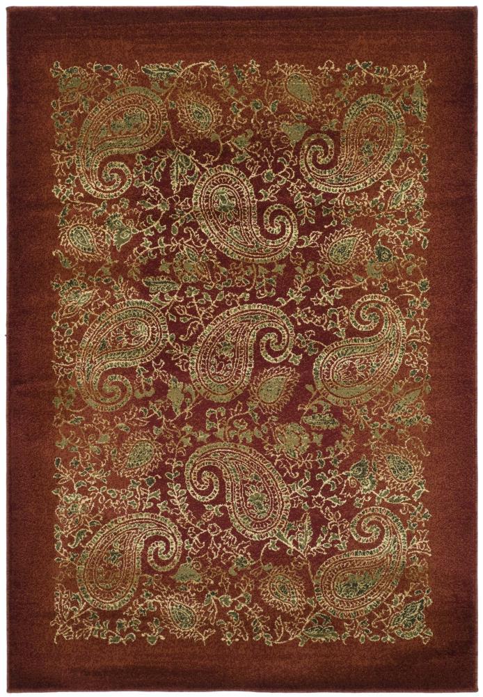 Lyndhurst LNH224 Power Loomed Area Rug - Red/Multi - 8'x11' - Safavieh